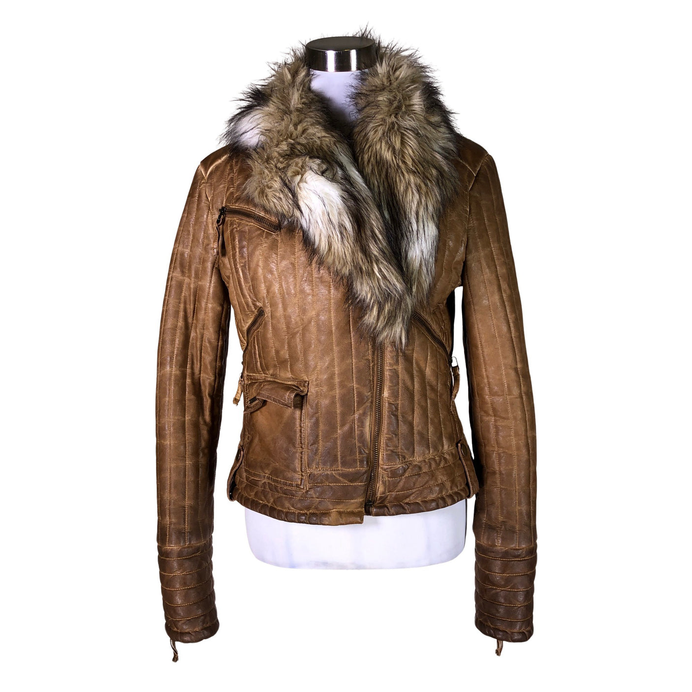 Unisex Guess - Nahkatakki, koko 40 - (1)