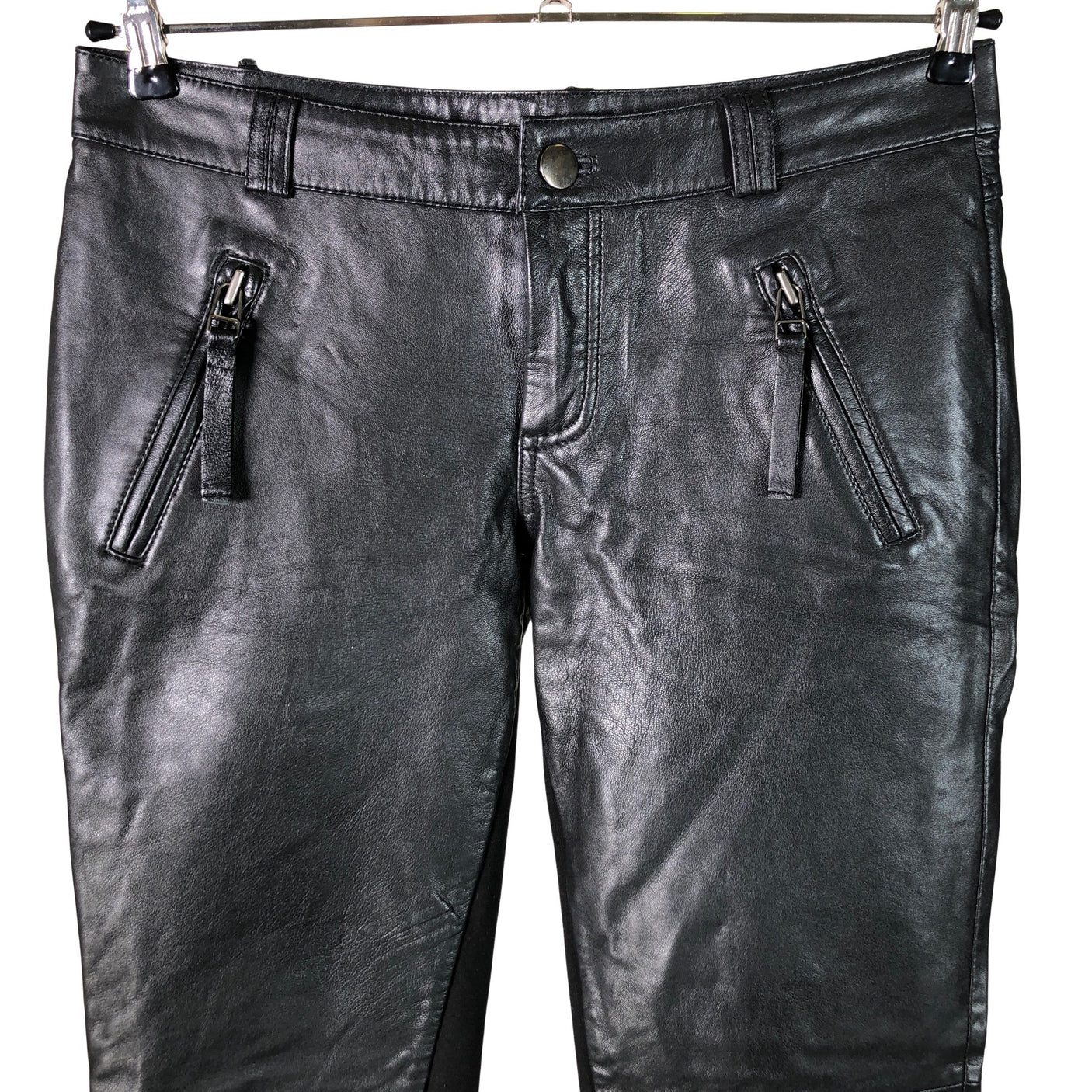 Unisex Gestuz - Nahkahousut, koko 38 - (3)