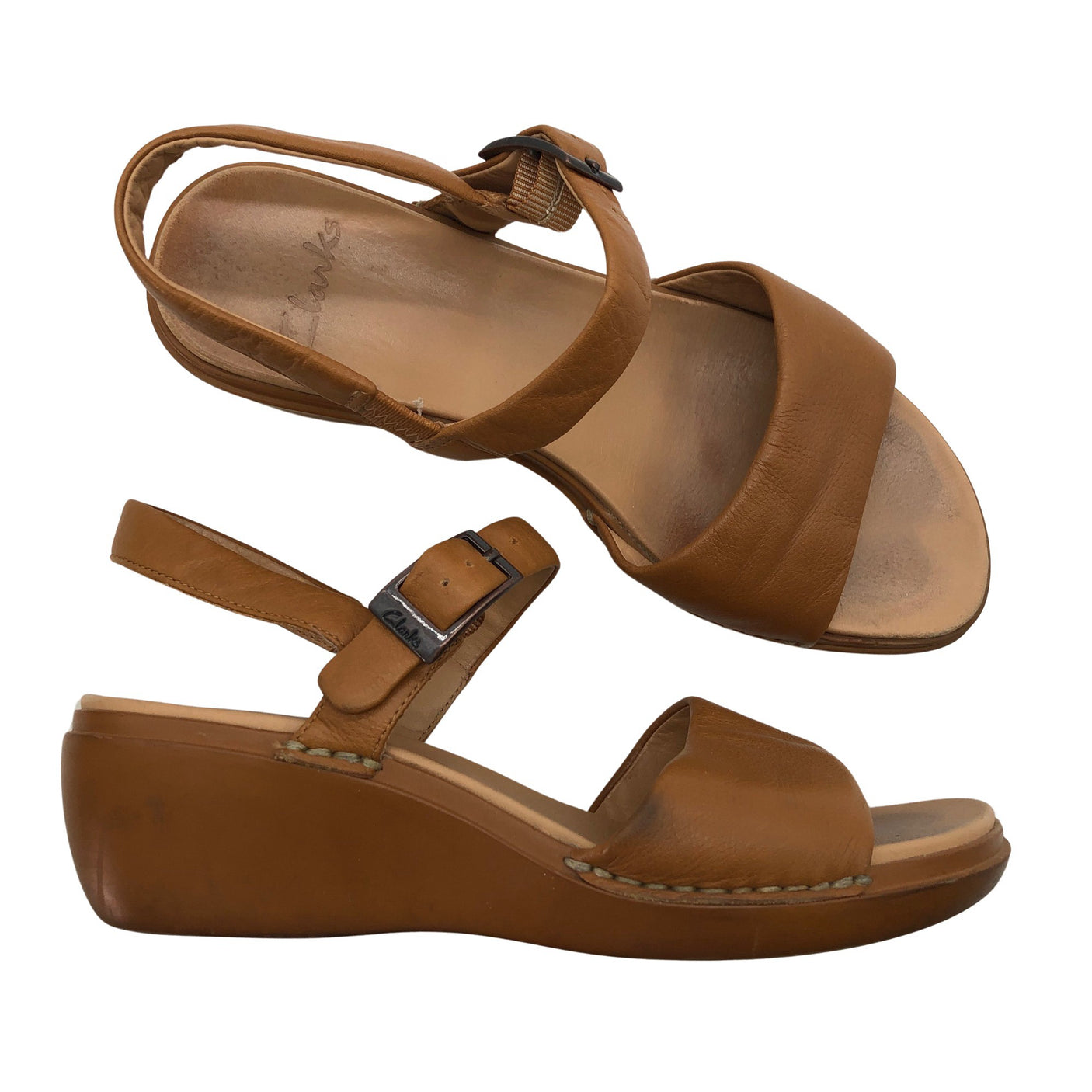 Unisex Clarks - Kiilakorkosandaalit, koko 38 - (1)
