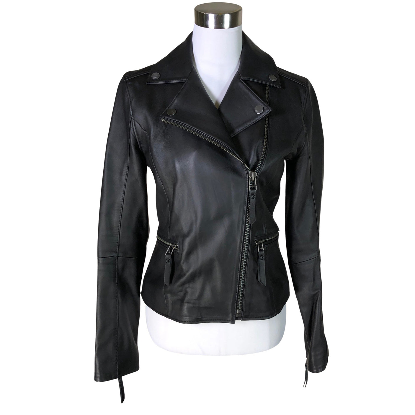 Unisex Karl Lagerfeld - Nahkatakki, koko 38 - (1)