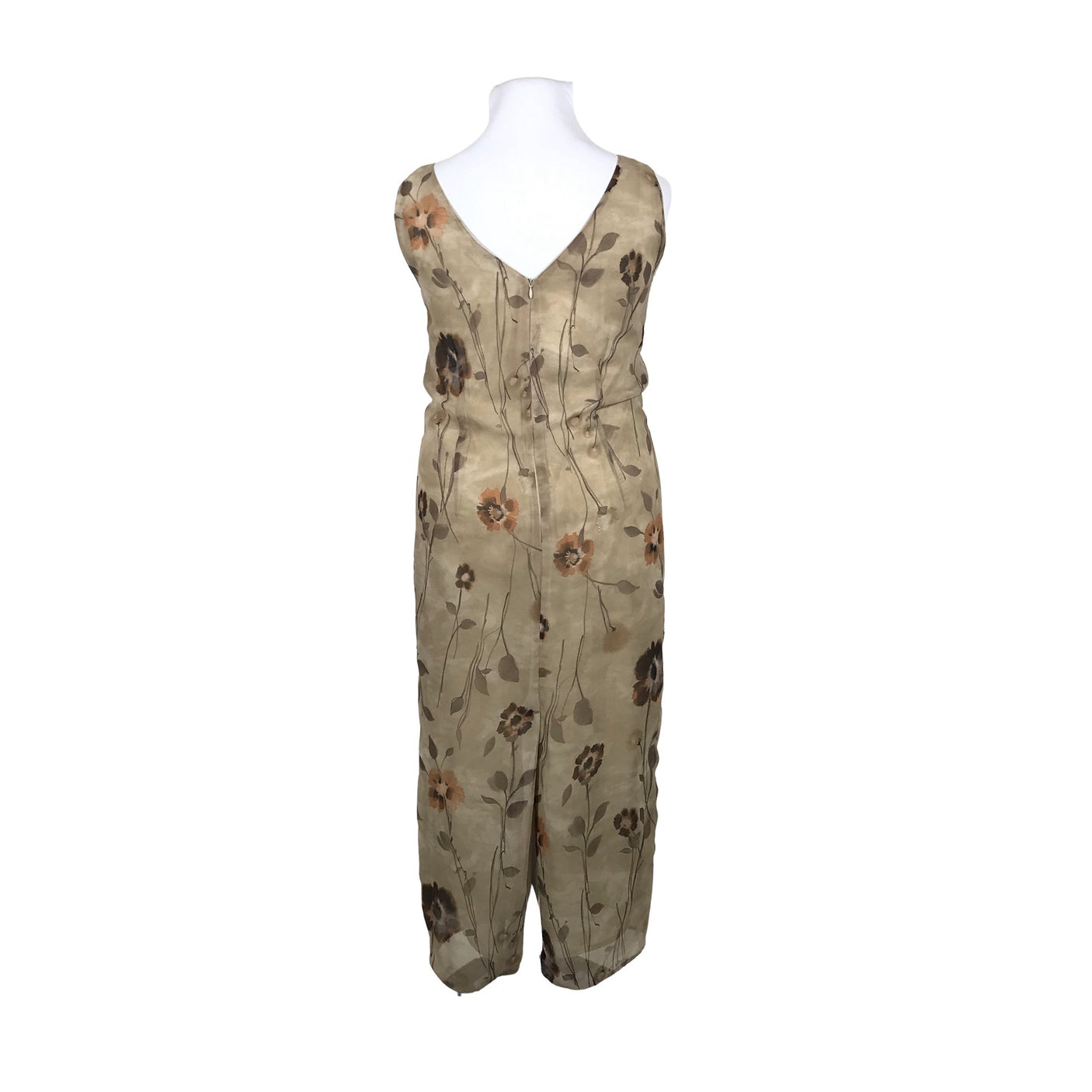 Naisten Promise - Sifonkimekko, koko 42 - Beige (2)