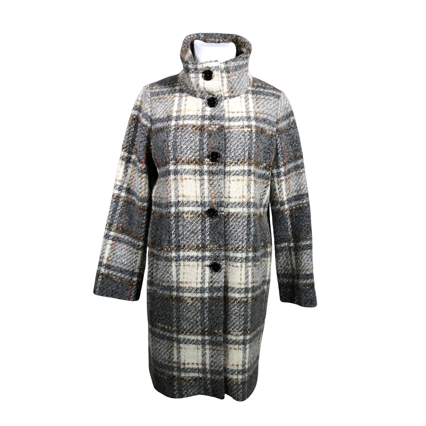 Naisten Comma - Villakangastakki, koko 44 - Harmaa (1)