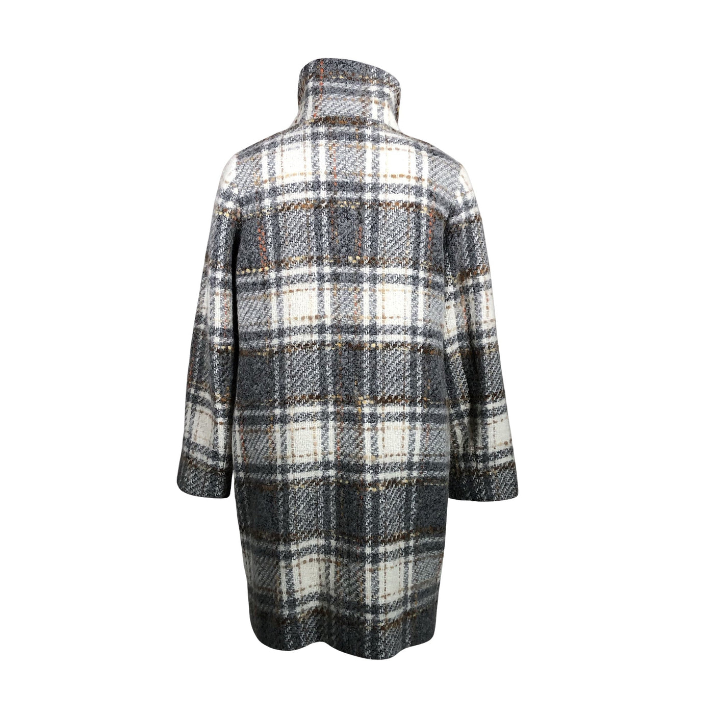 Naisten Comma - Villakangastakki, koko 44 - Harmaa (2)