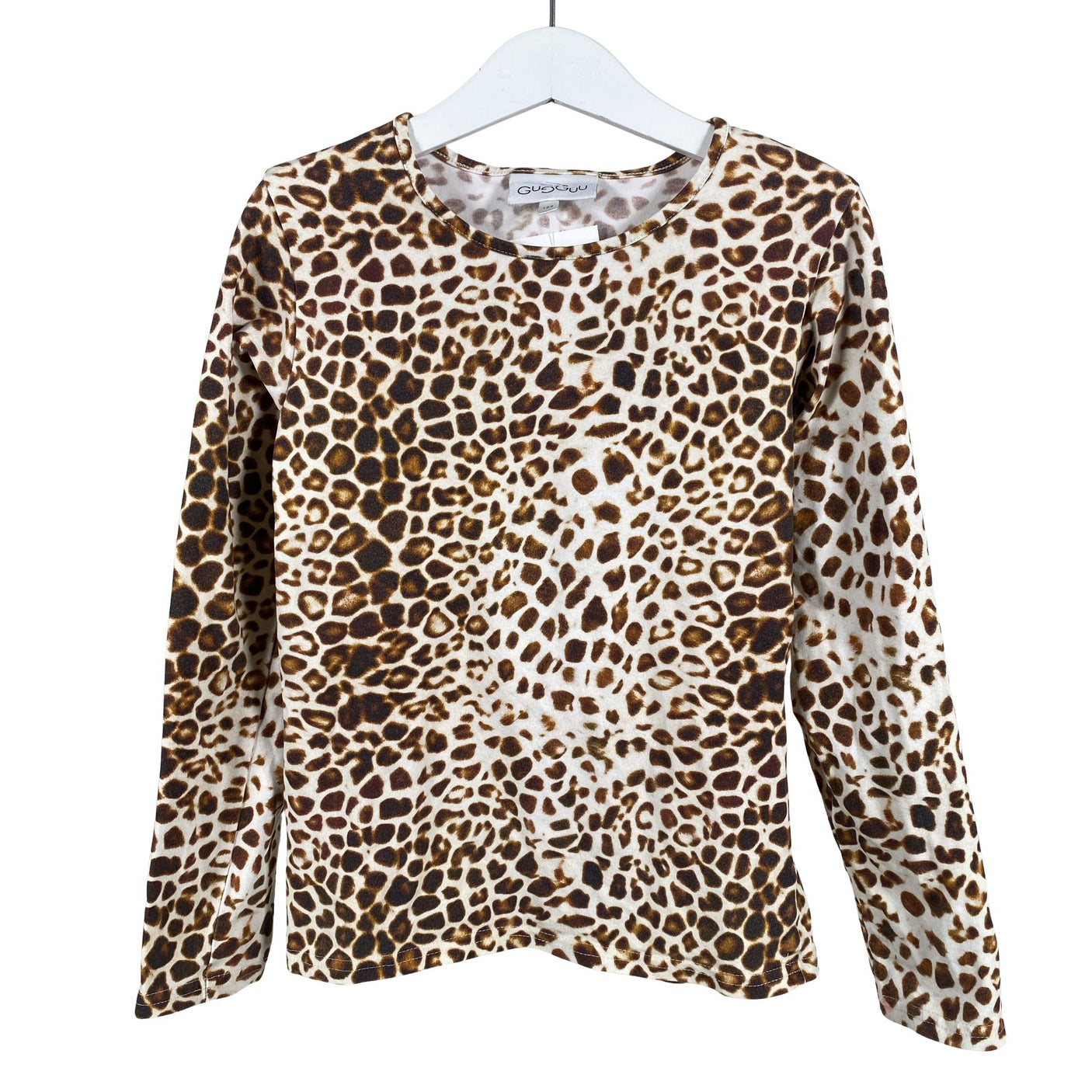 Unisex Gugguu - Trikoopaita, koko 122 - 128 - Ruskea (1)