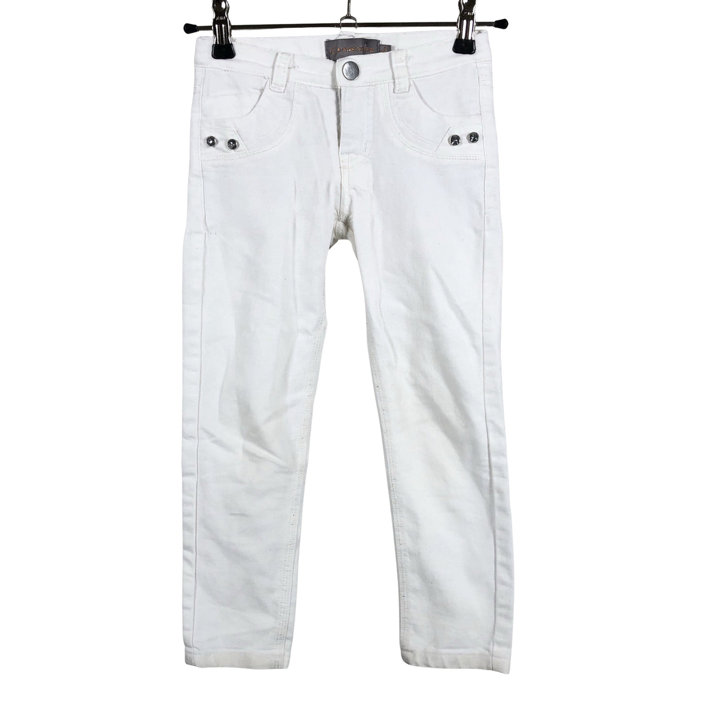 Unisex Creamie - Farkut, koko 104 - 110 - Valkoinen (1)
