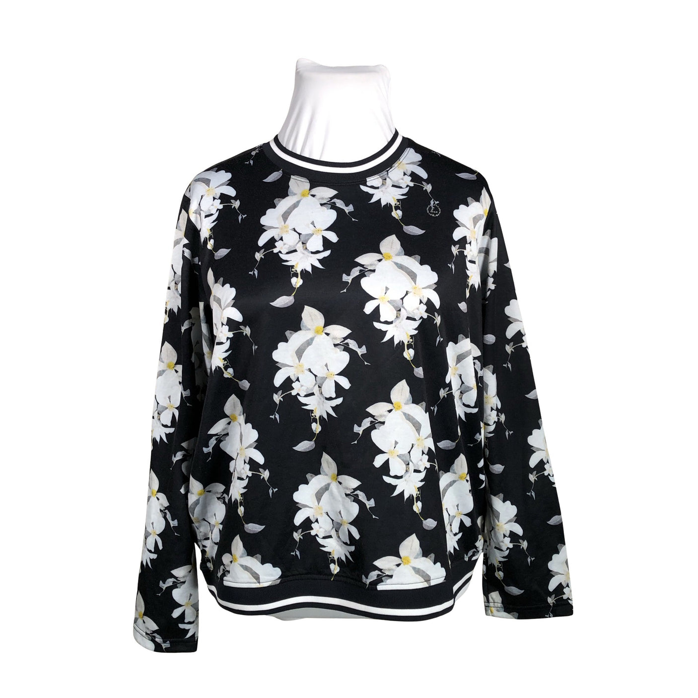 Naisten Luhta - Collegepaita, koko 44 - Musta (1)