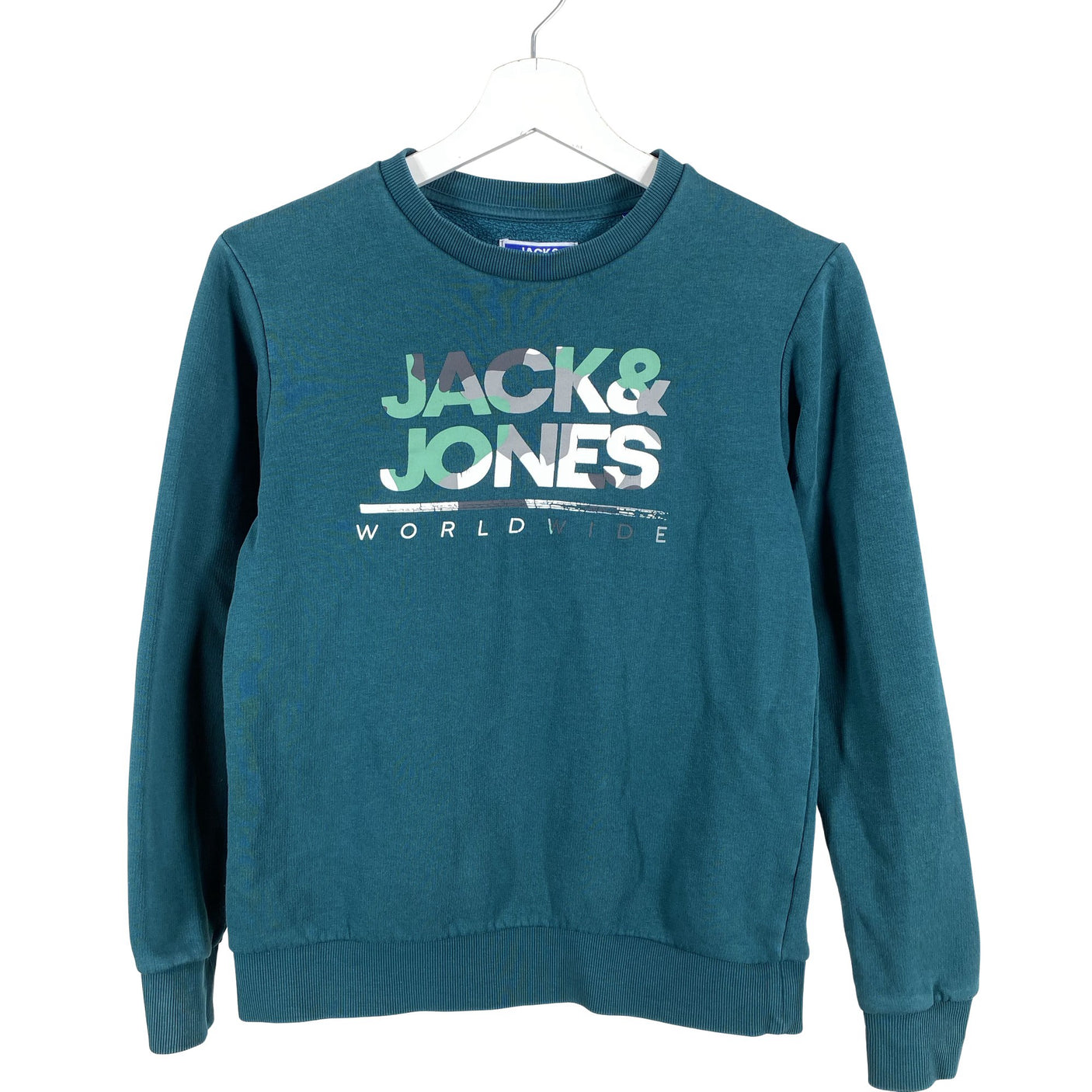 Unisex Jack & Jones - Collegepaita, koko 146 - 152 - Vihreä (1)