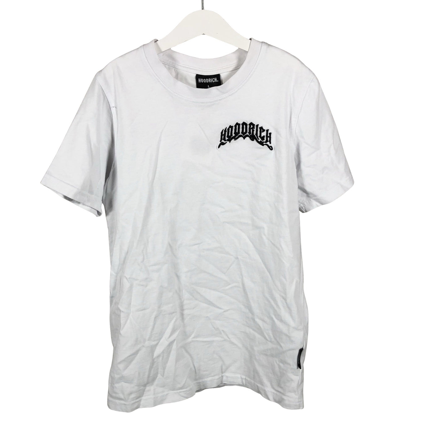 Unisex Hoodrich - T-paita, koko 152 - 158 - Valkoinen (1)