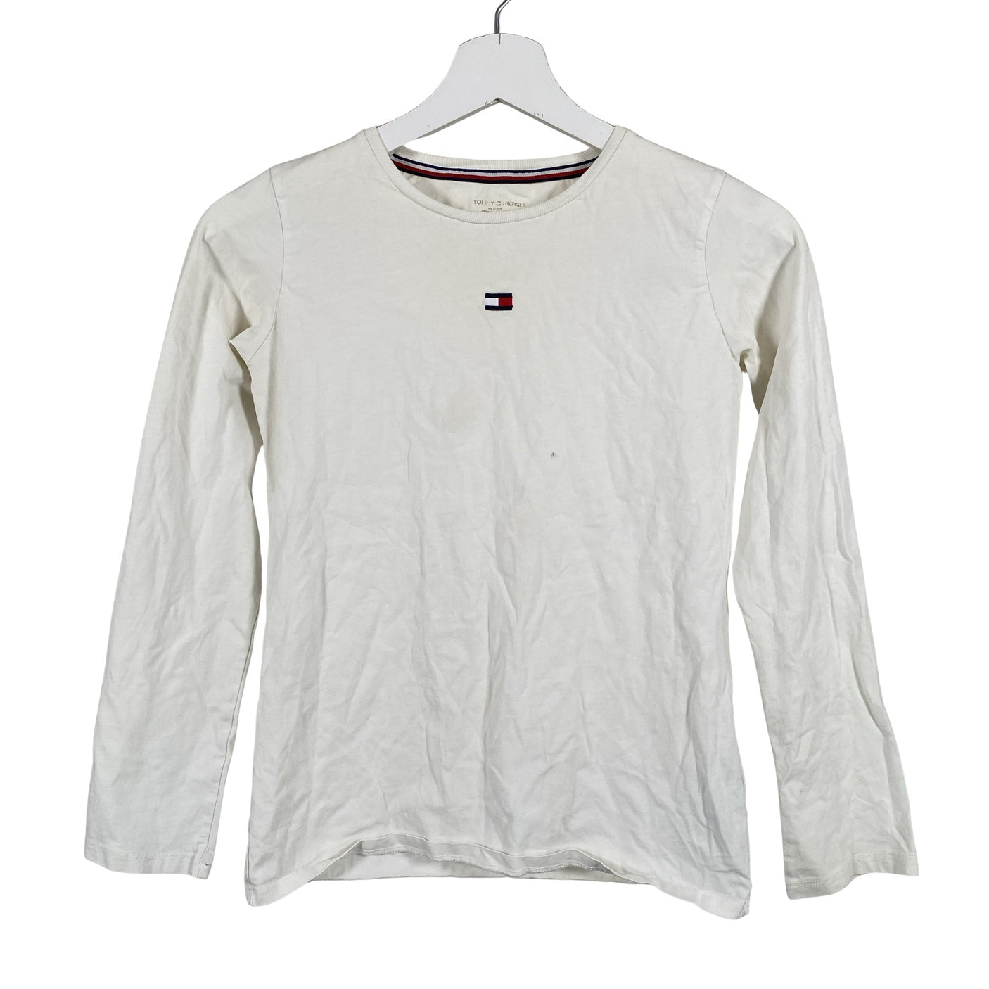 Unisex Tommy Hilfiger - Trikoopaita, koko 152 - 158 - Valkoinen (1)