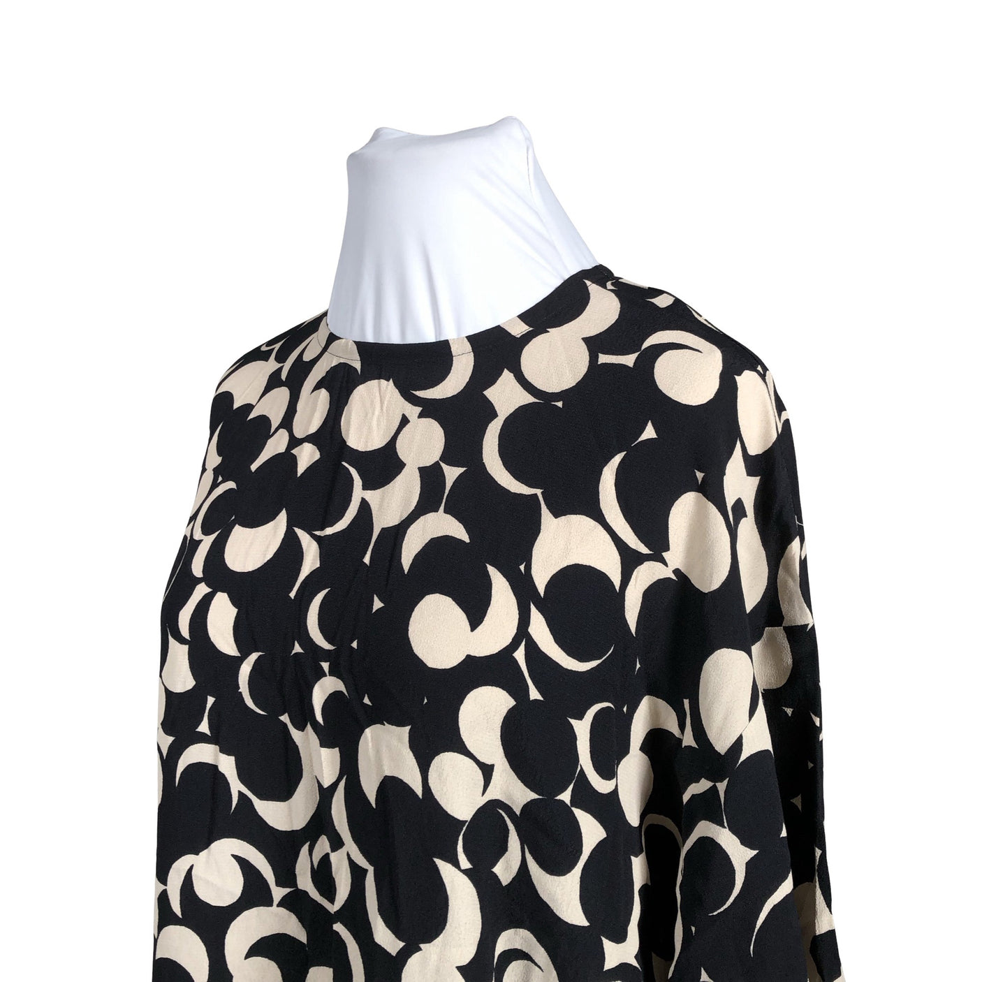 Naisten Marimekko - Sifonkimekko, koko 42 - Musta (2)