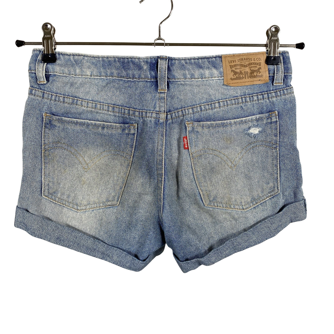 Tyttöjen Levi's - Farkkushortsit, koko 146 - 152 - Sininen (2)