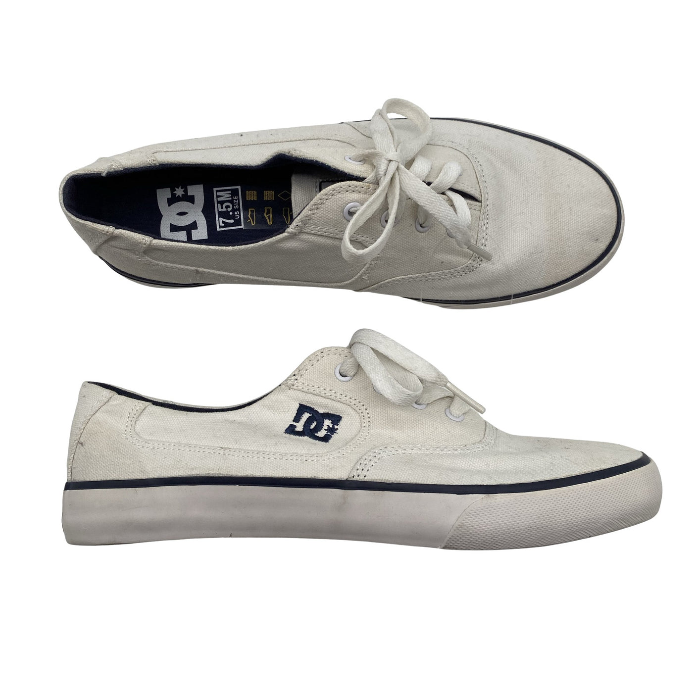 Naisten DC Shoes - Tennarit, koko 40 - Valkoinen (1)