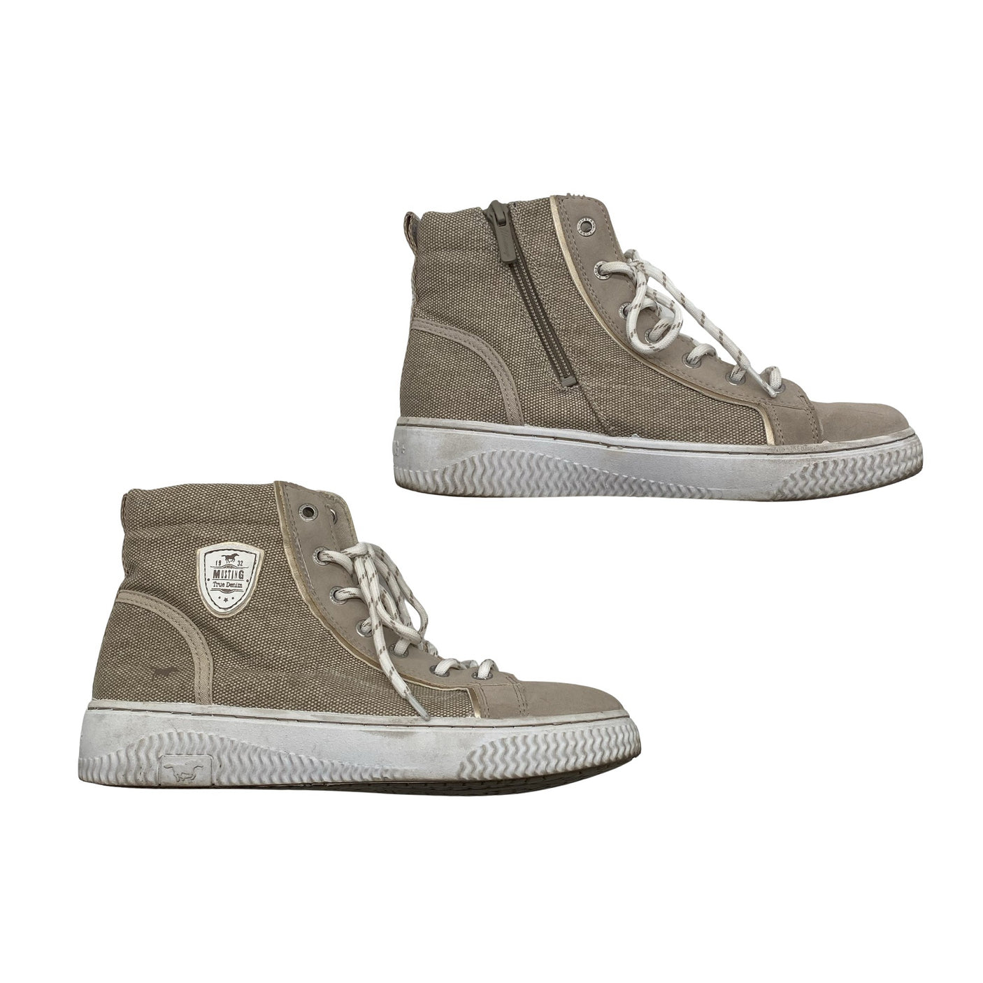 Naisten Mustang - Tennarit, koko 38 - Beige (1)