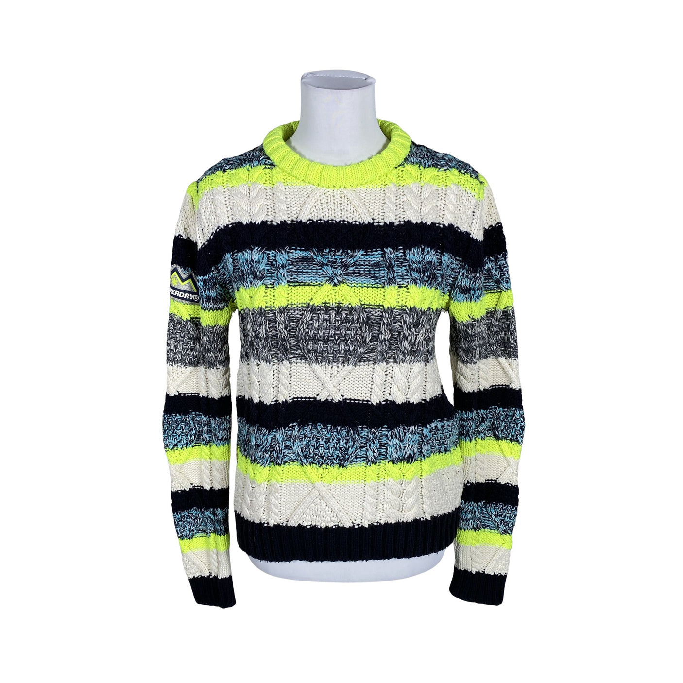 Naisten Superdry - Neulepaita, koko 36 - Harmaa (1)