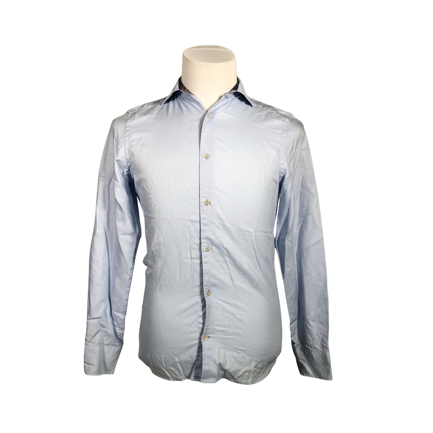 Miesten Riley - Kauluspaita, koko XS - Vaaleansininen (1)