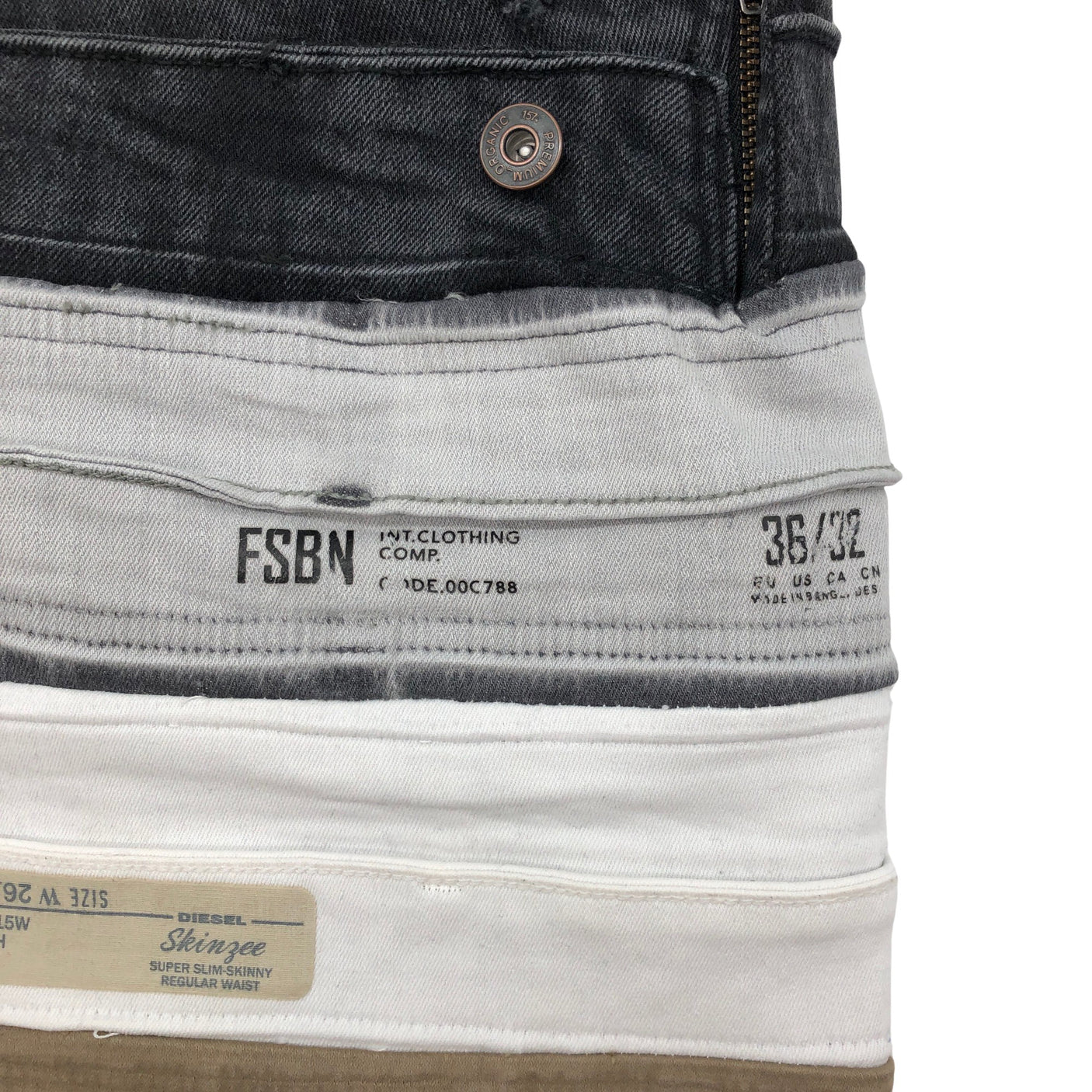 Unisex Handmade - Farkkuhame, koko 34 - (4)