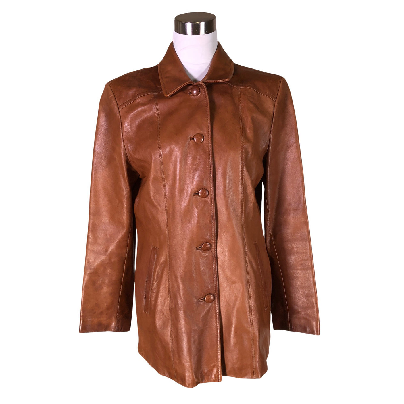 Unisex Ajatar - Nahkatakki, koko 38 - (1)