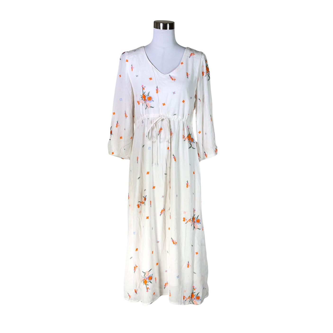 Unisex Cream - Sifonkimekko, koko 38 - (1)