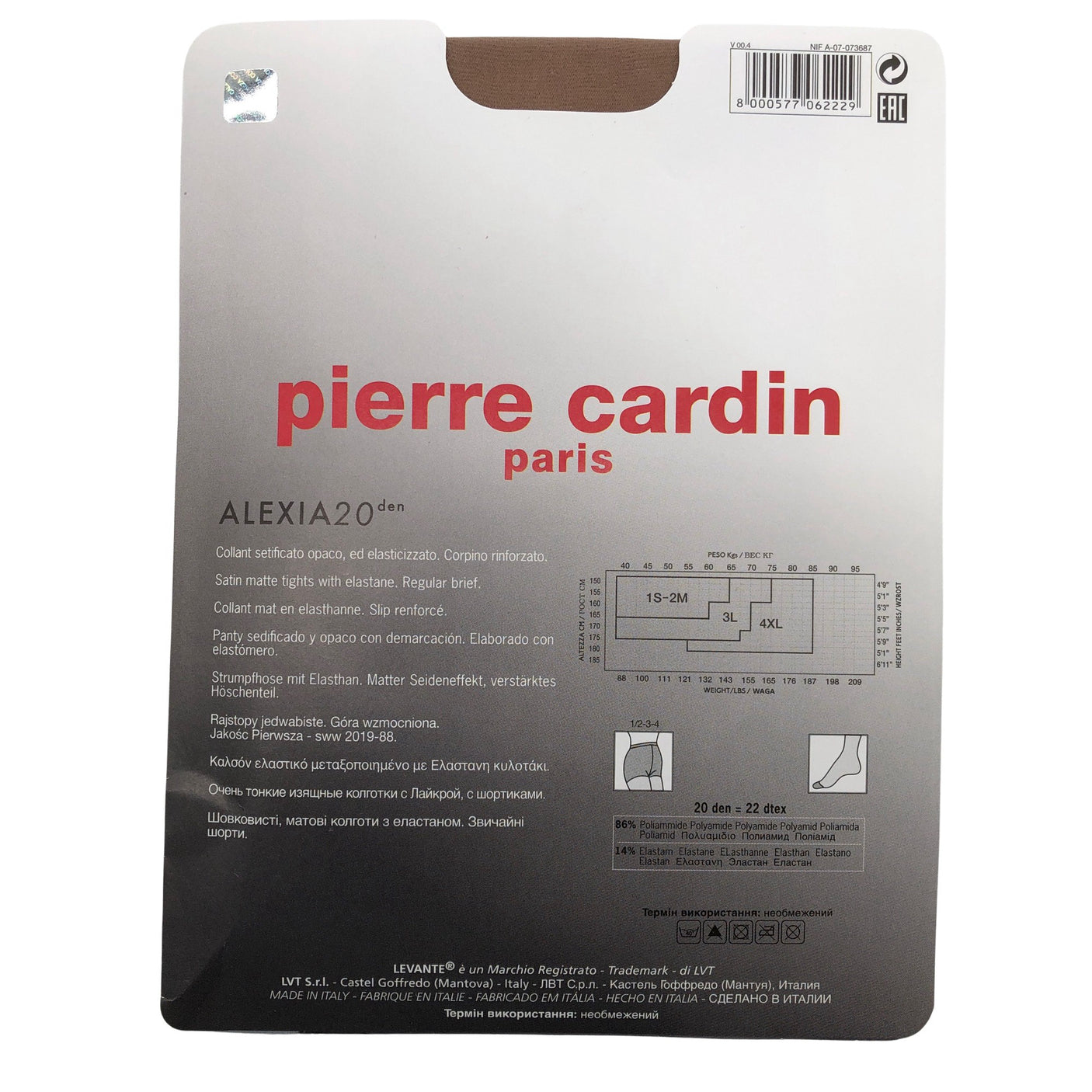 Unisex Pierre Cardin - Sukkahousut, ohuet, koko 40 - (2)