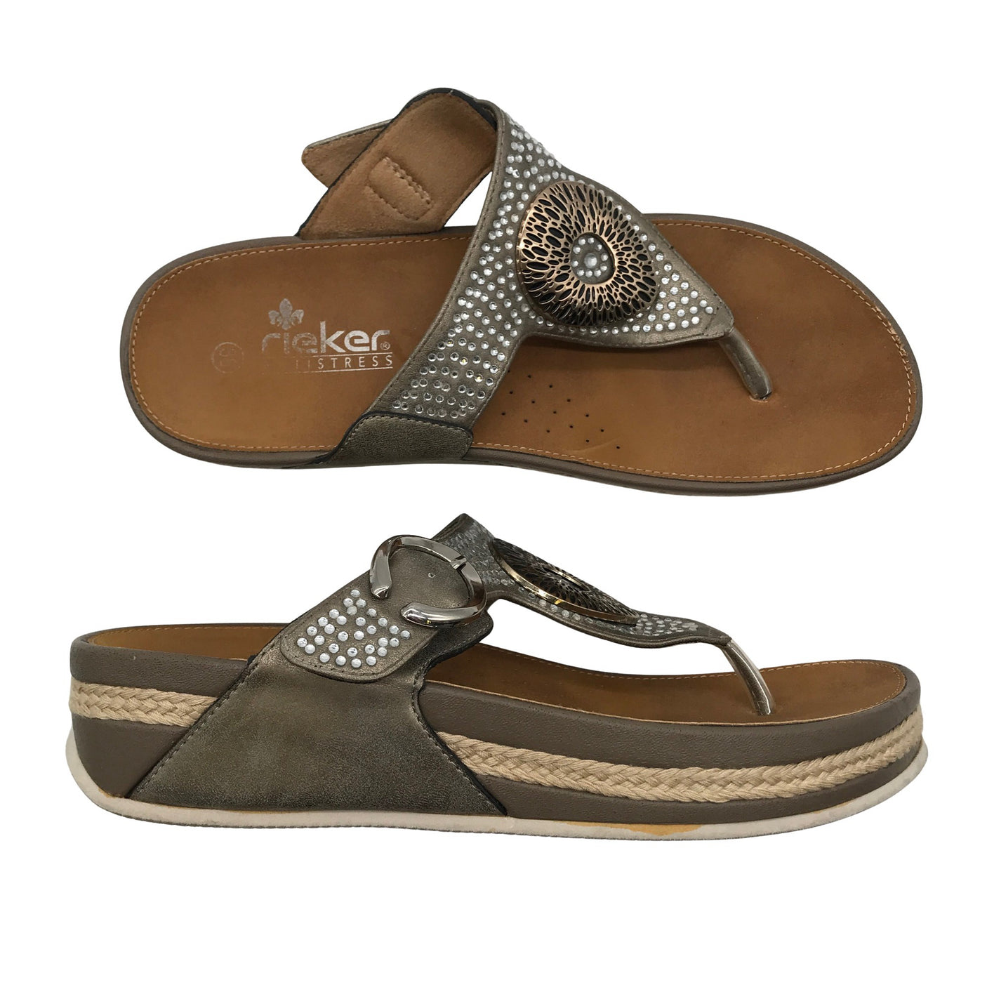 Unisex Rieker - Sandaalit, koko 38 - (1)