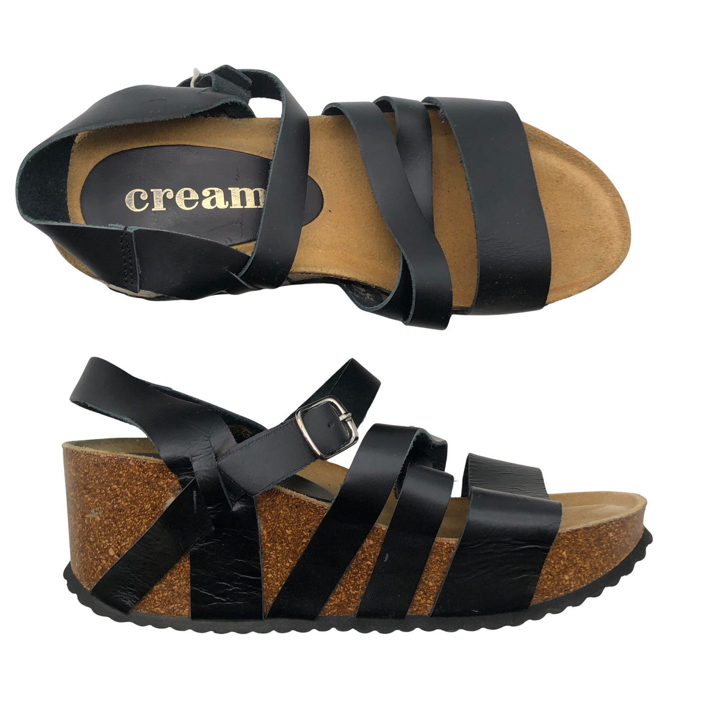 Unisex Cream - Korolliset sandaalit, koko 37 - (1)