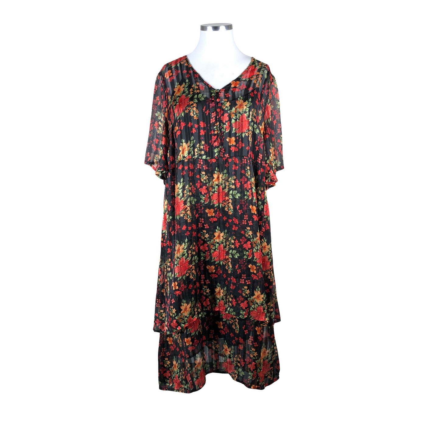 Unisex Zizzi - Sifonkimekko, koko 50 - (1)