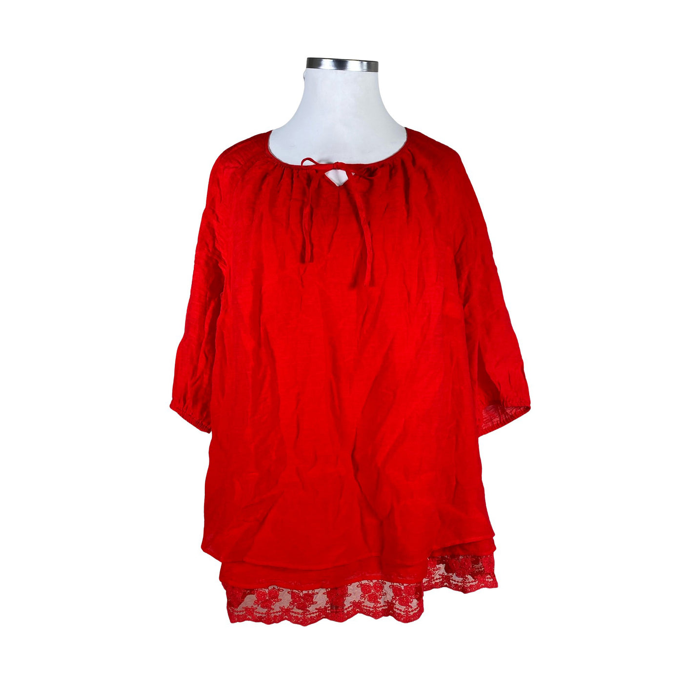 Unisex Ulla Popken - Sifonkitunika, koko 46 - (1)