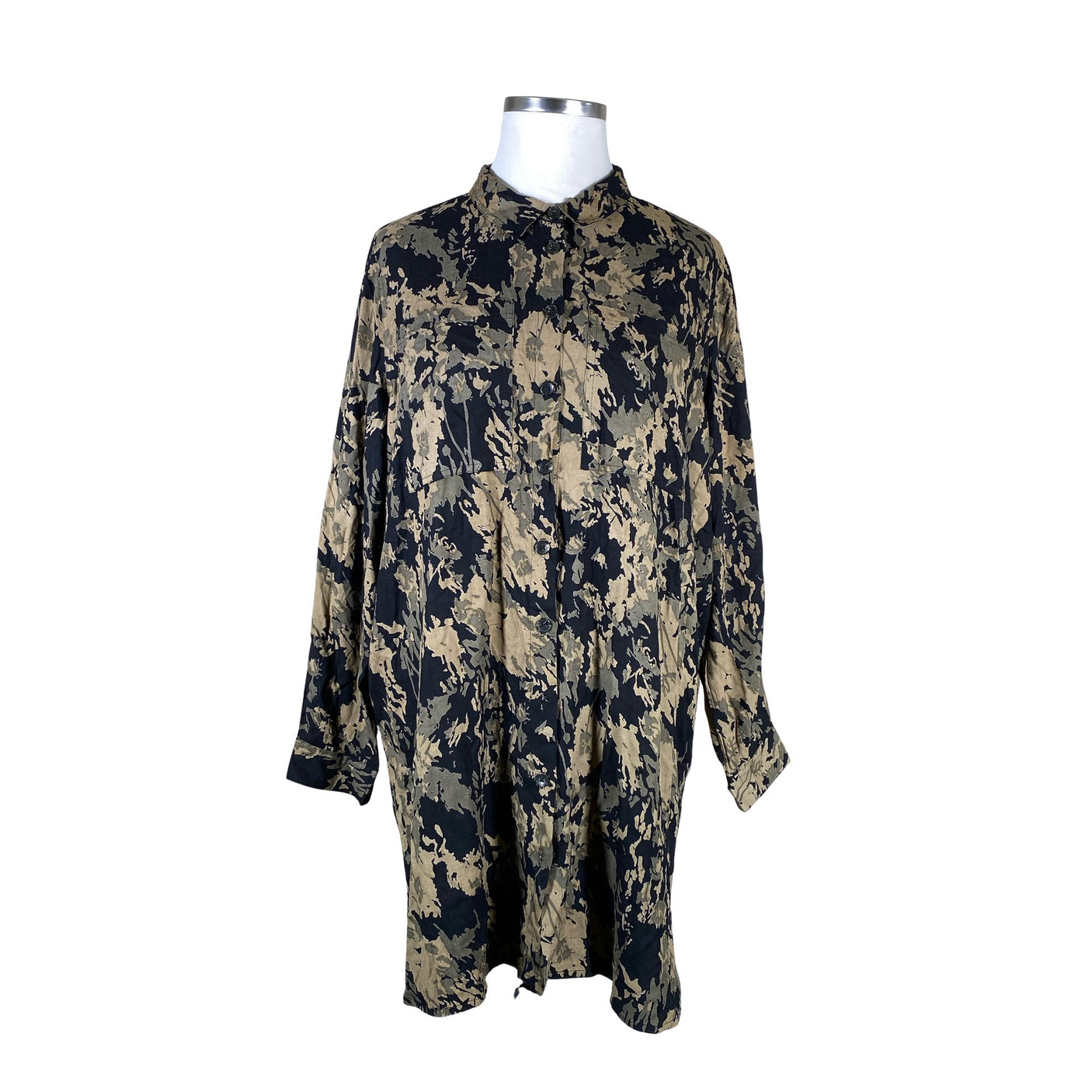 Unisex Kaffe - Sifonkimekko, koko 46 - (1)