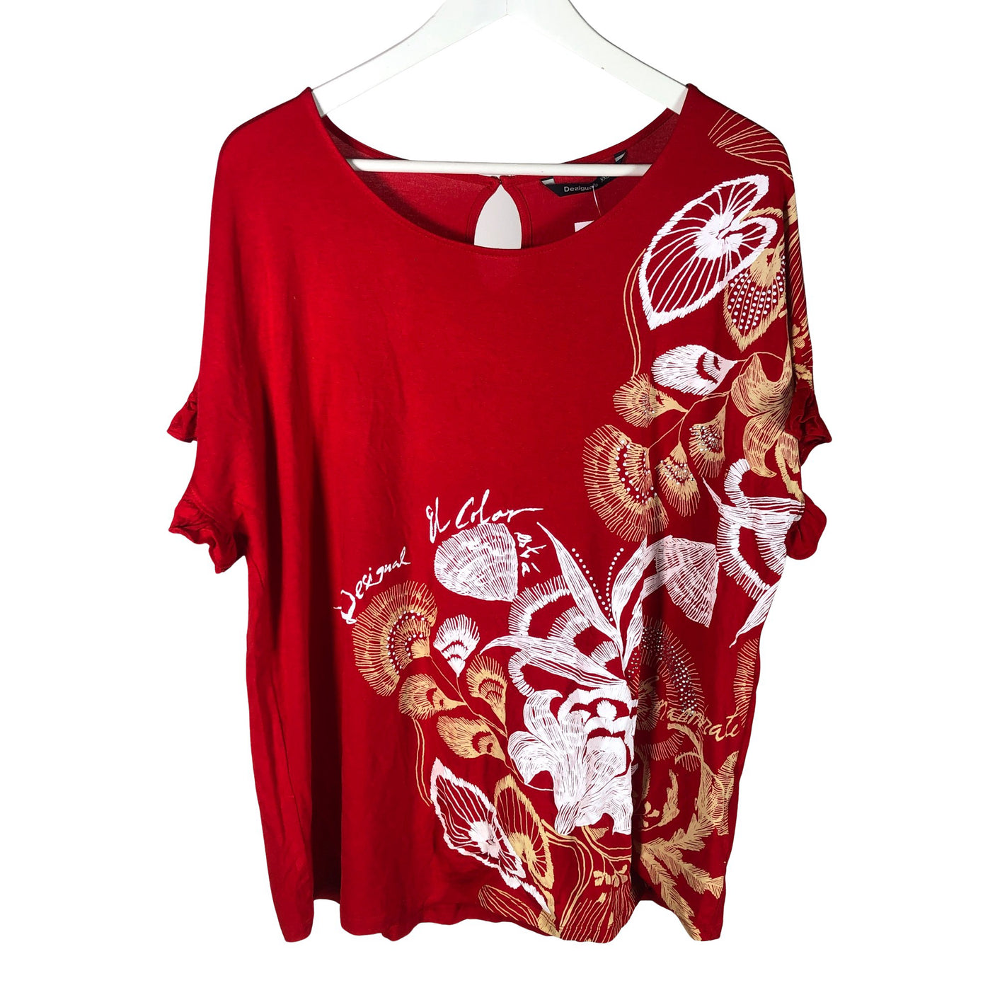 Unisex Desigual - T-paita, koko 44 - (1)
