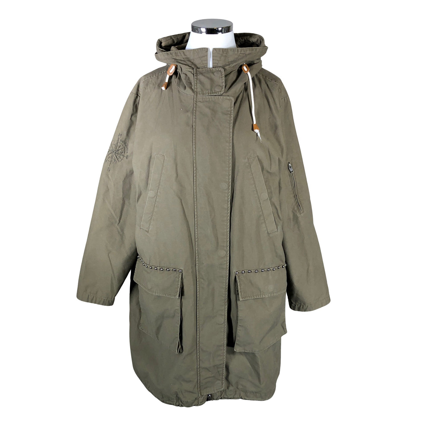 Unisex Cream - Ulkoilutakki, koko 46 - (1)
