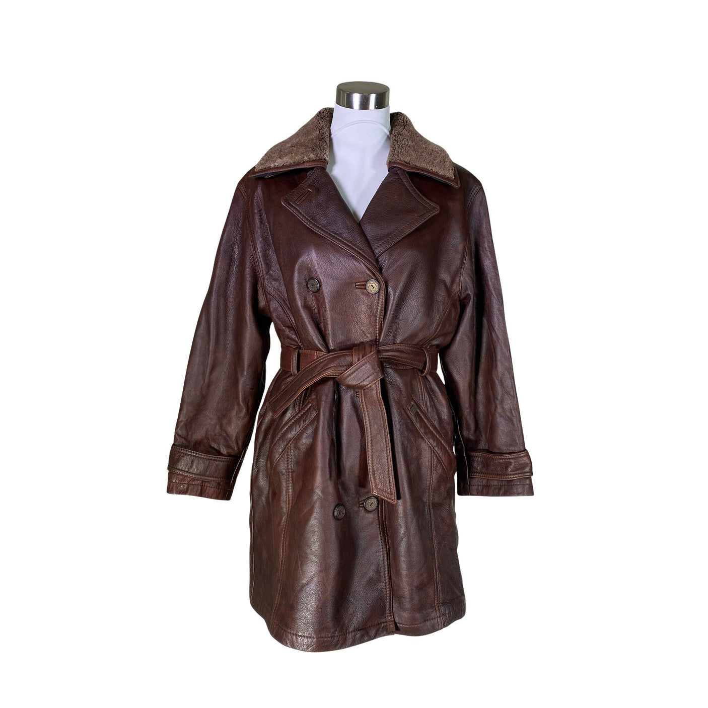 Unisex Birger Biskop - Nahkatakki, koko 36 - (1)