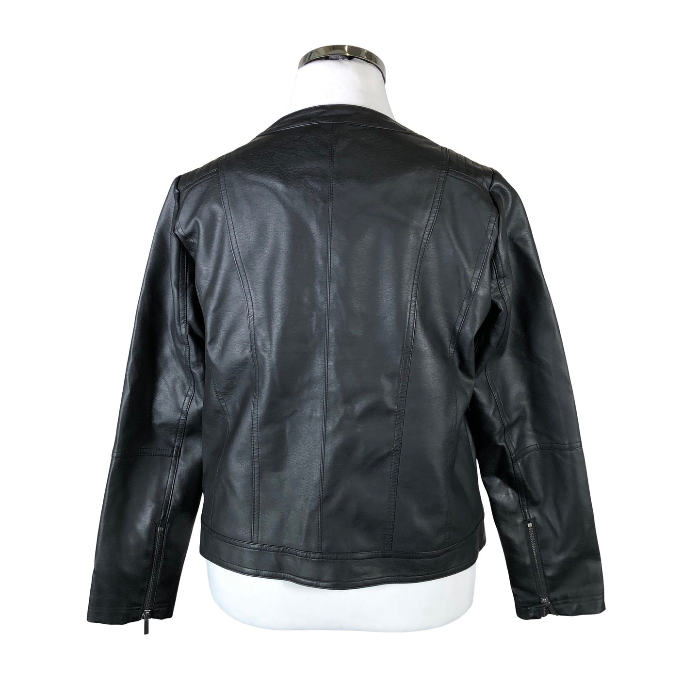 Unisex Zizzi - Nahkatakki, koko 42 - (2)