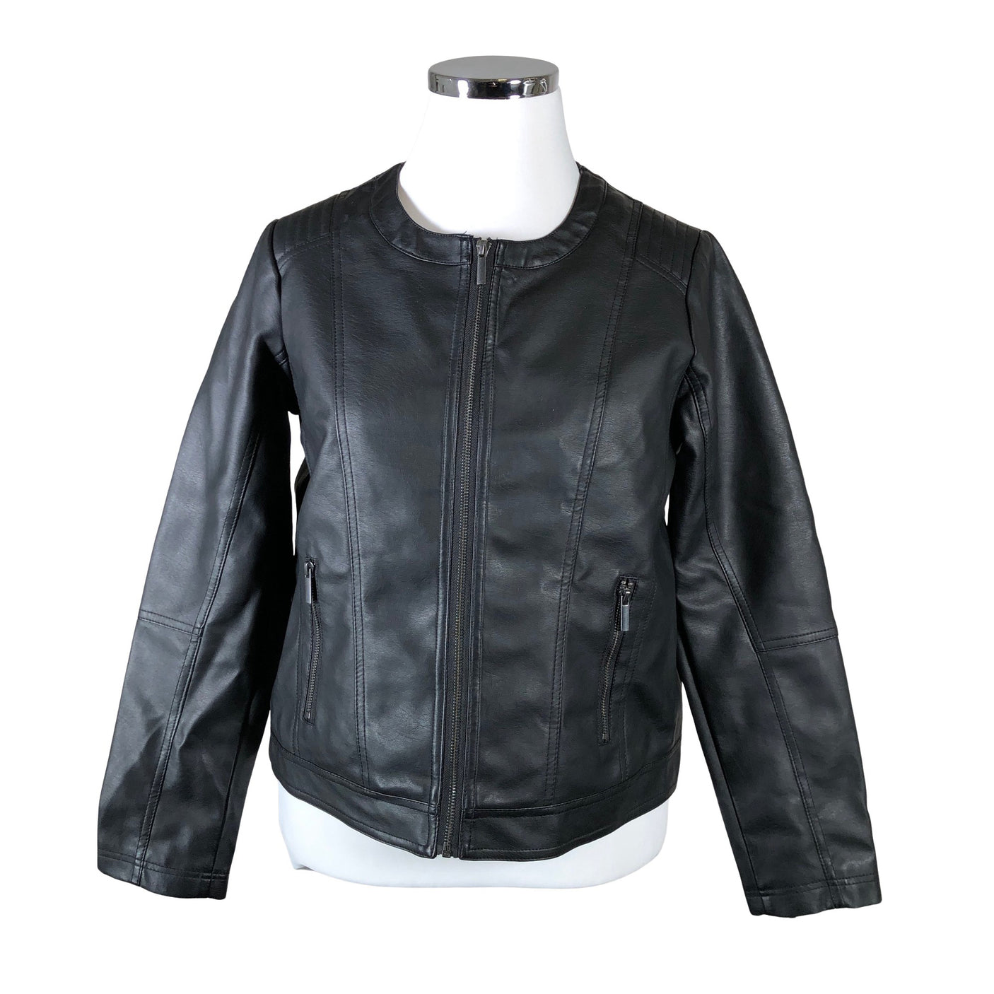 Unisex Zizzi - Nahkatakki, koko 42 - (1)