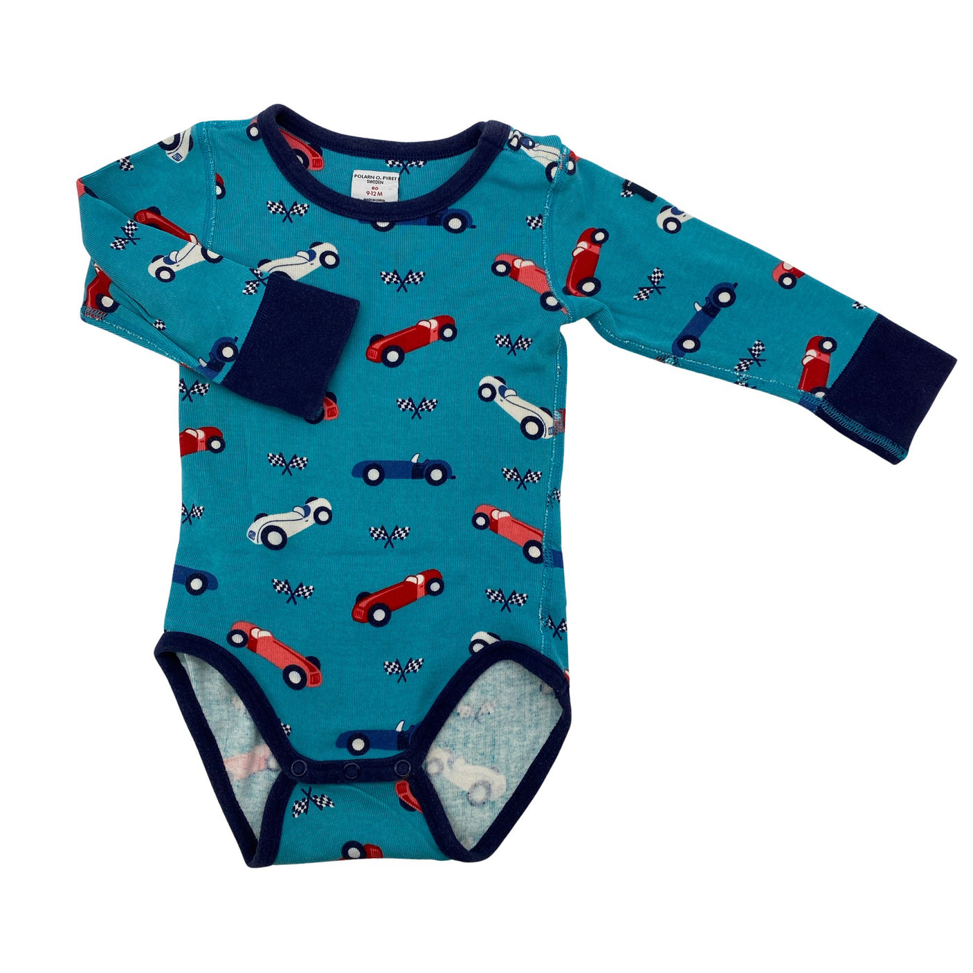 Unisex Polarn O. Pyret - Body, koko 74 - 80 - (1)