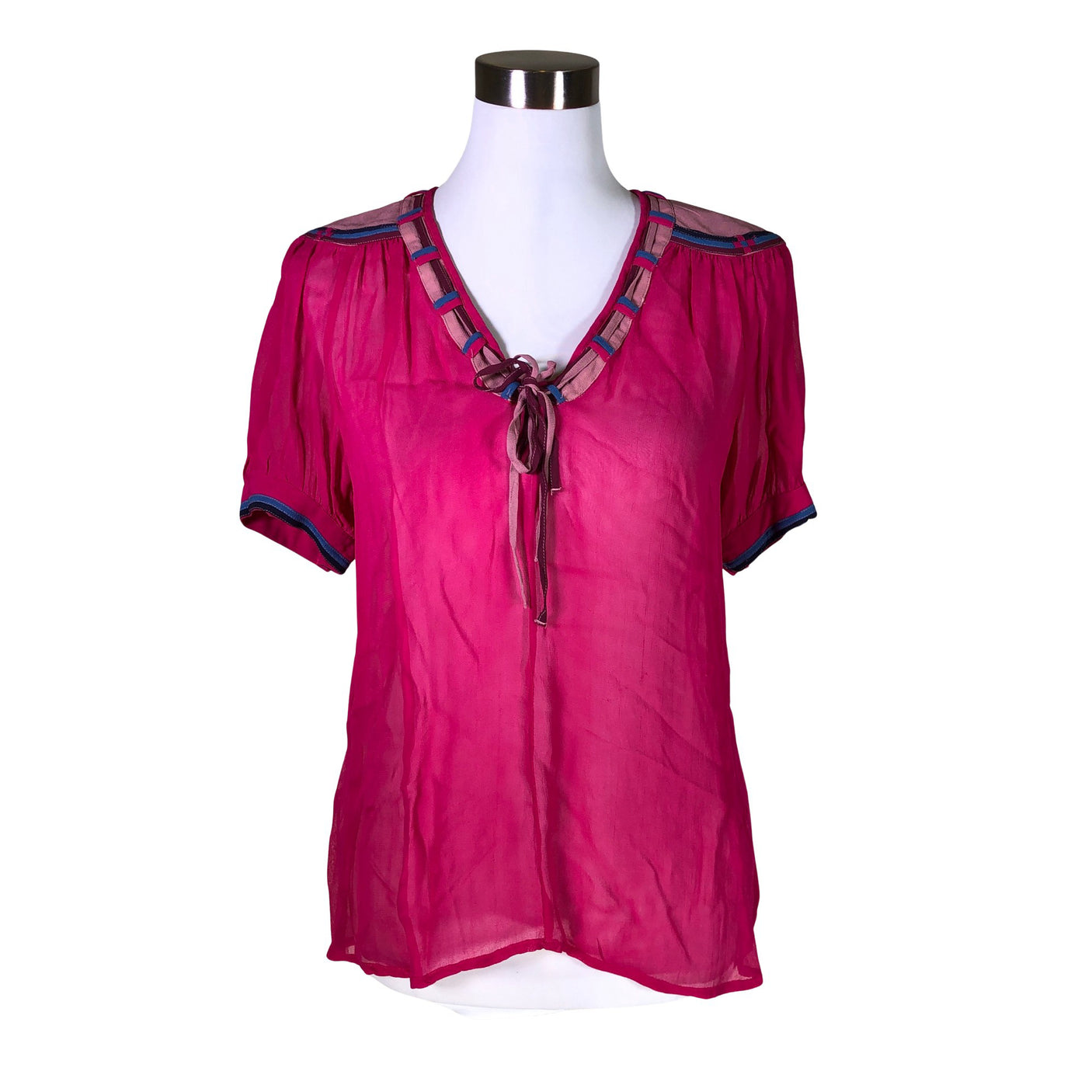 Unisex French Connection - Lyhythihainen pusero, koko 38 - (1)