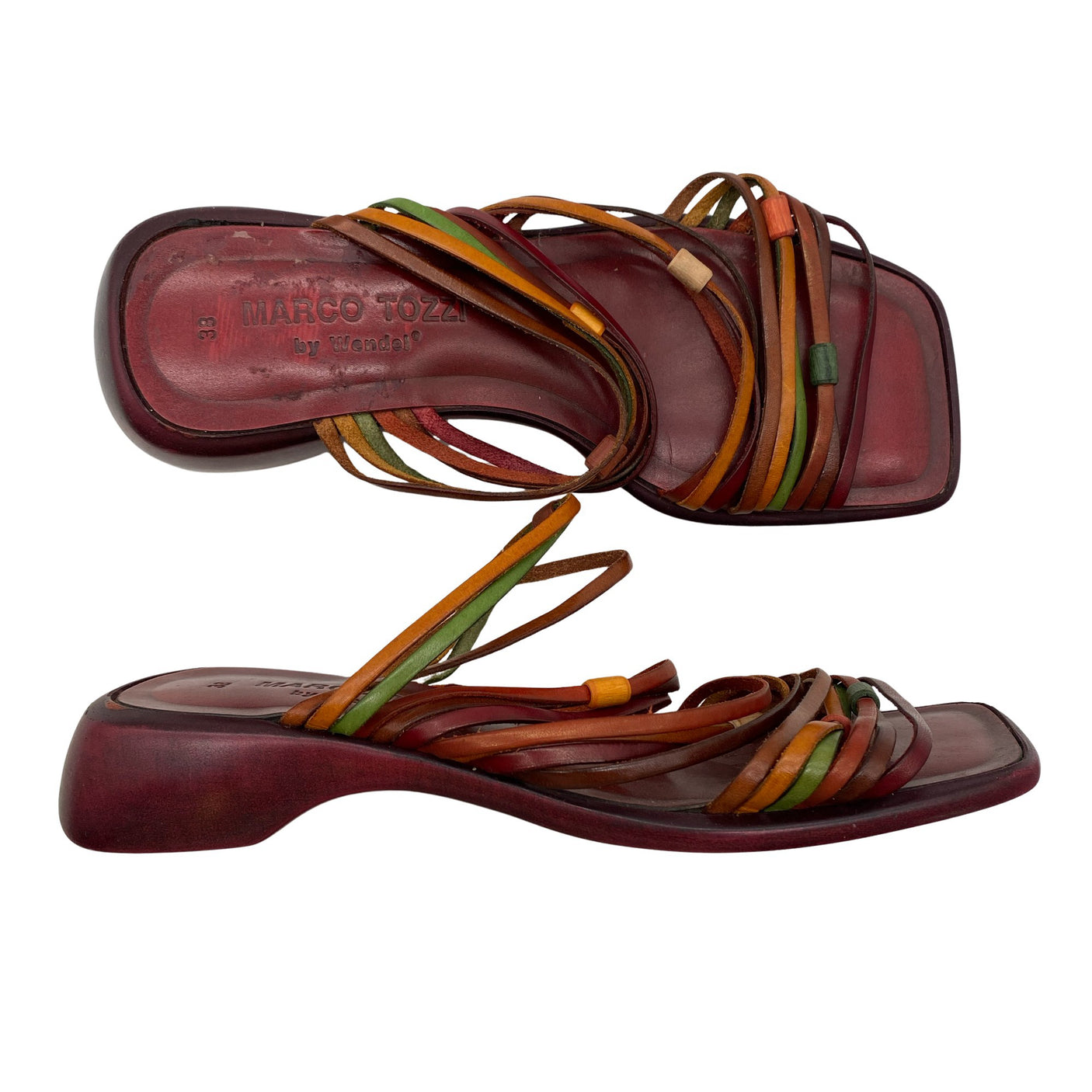 Unisex Marco Tozzi - Korolliset sandaalit, koko 38 - (1)