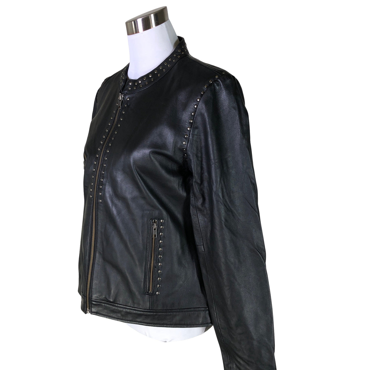 Unisex Fransa - Nahkatakki, koko 40 - (3)