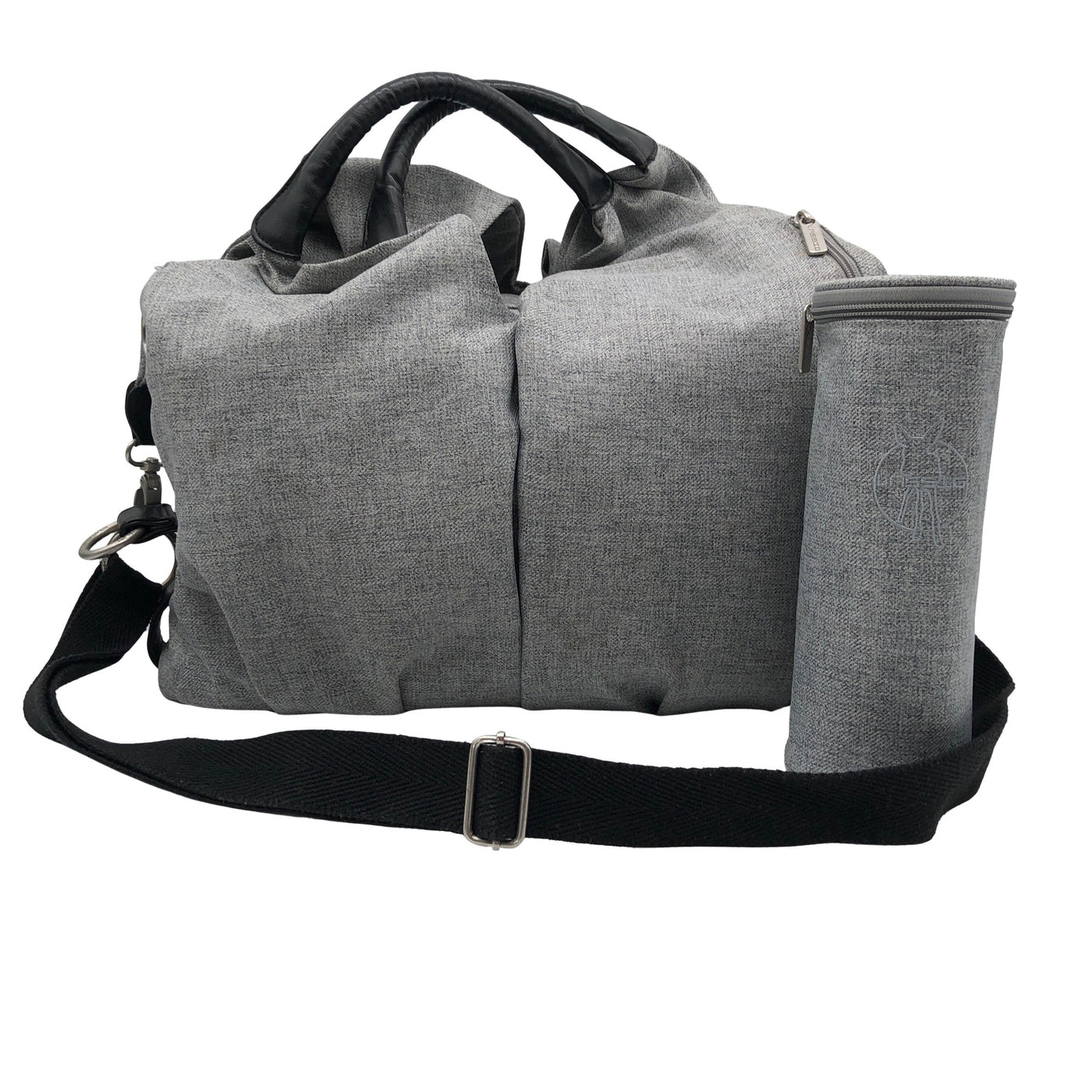 Unisex Lässig - Hoitolaukku, koko Maxi - Harmaa (1)