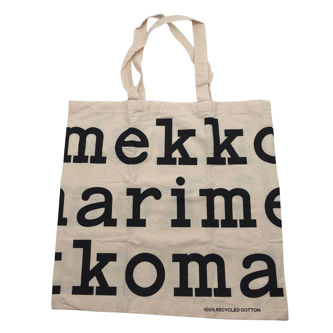 Unisex Marimekko - Ostoskassi, koko Maxi - Musta (1)