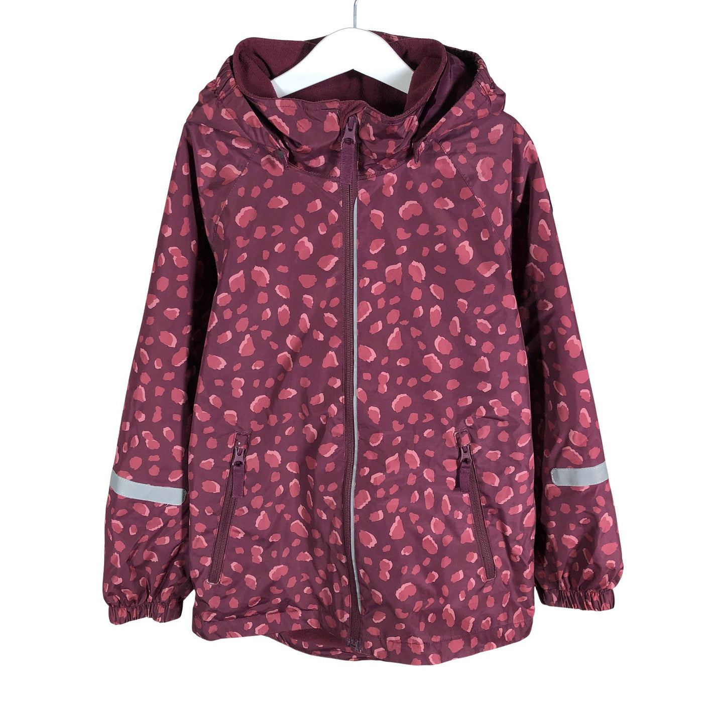 Unisex Polarn O. Pyret - Välikausitakki, koko 134 - 140 - Viininpunainen (1)