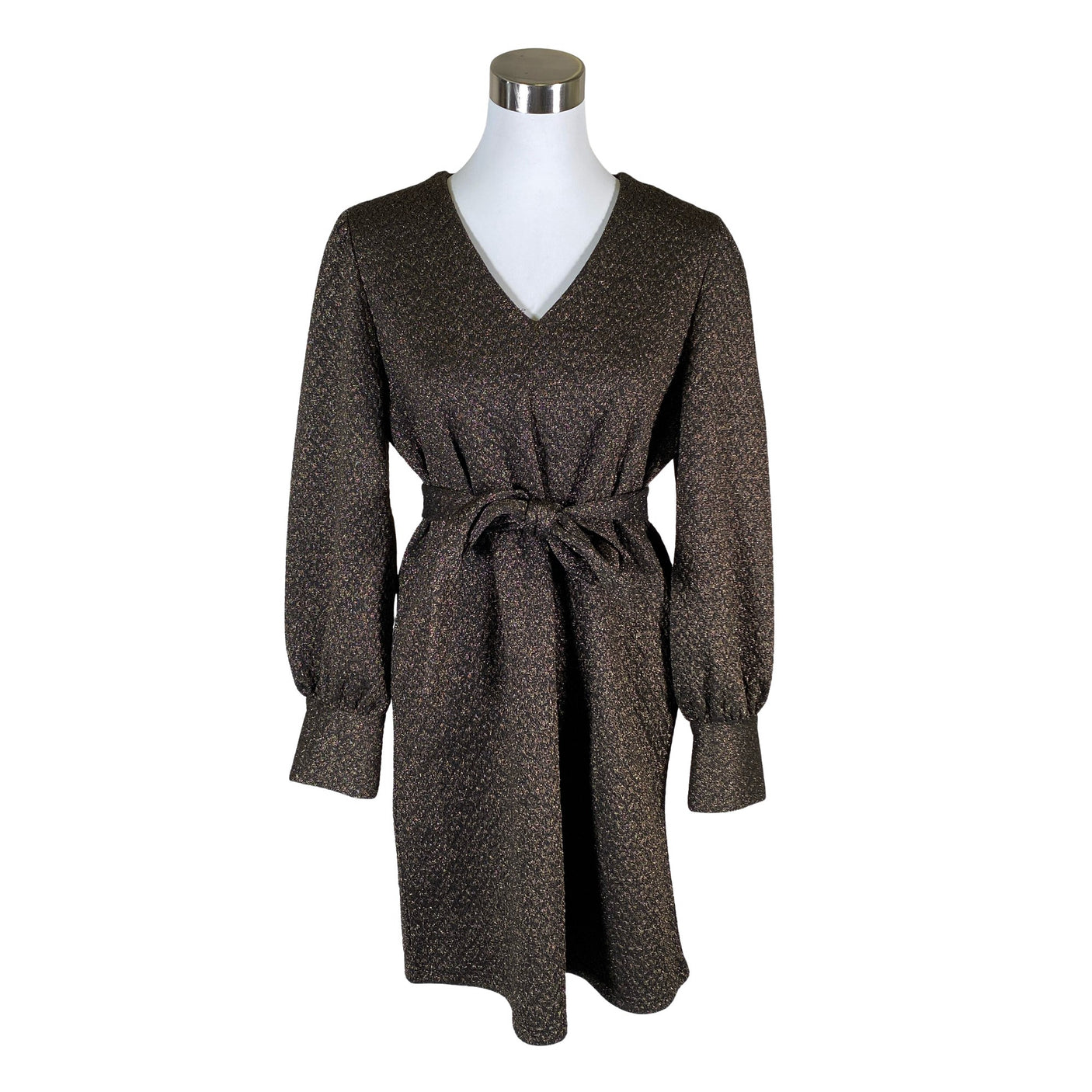 Naisten Selected - Juhlamekko, koko 40 - Ruskea (1)