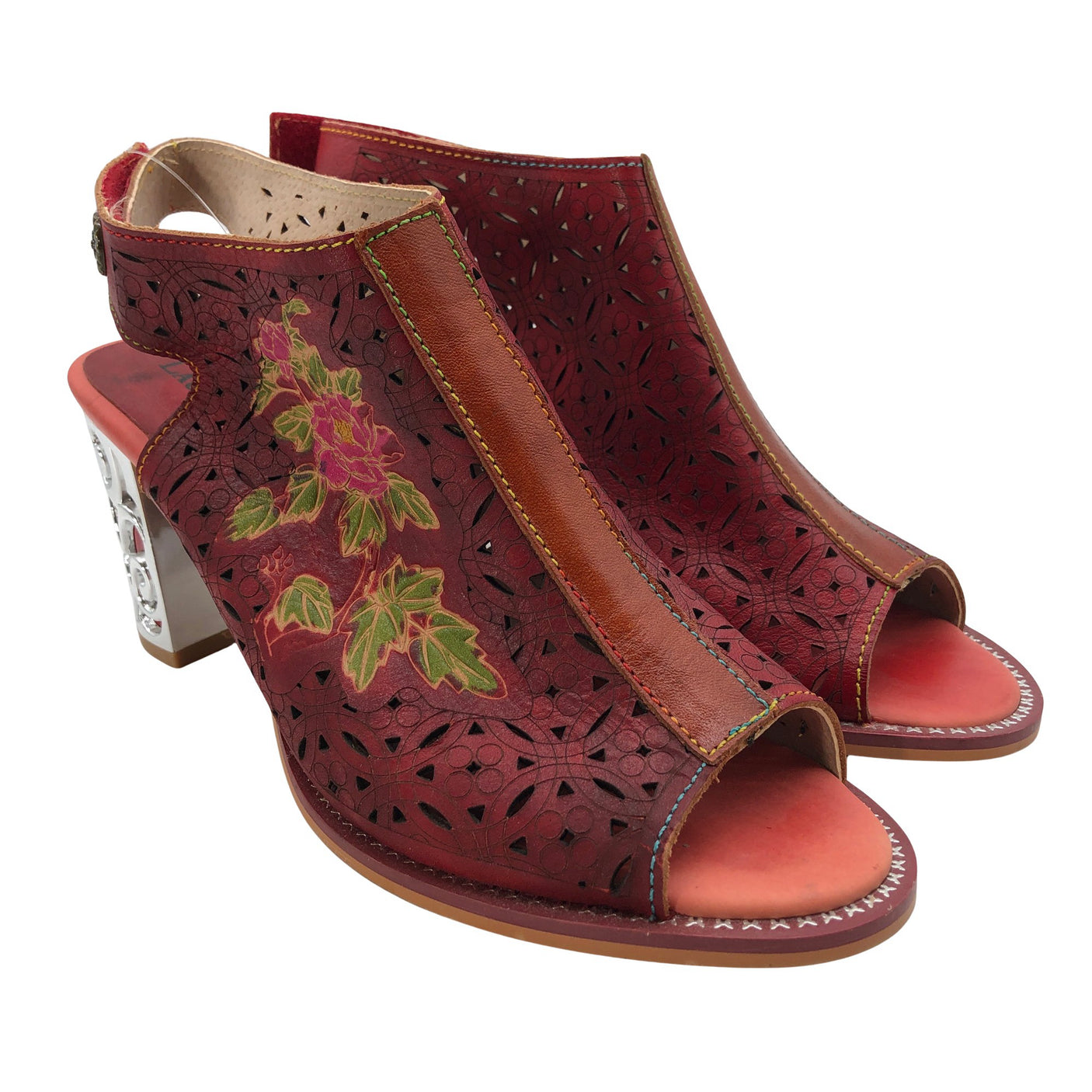 Unisex Laura Vita - Korolliset sandaalit, koko 38 - (2)