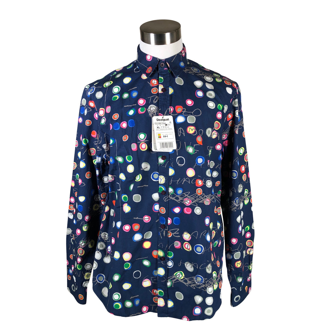 Unisex Desigual - Kauluspaita, koko XL - (1)