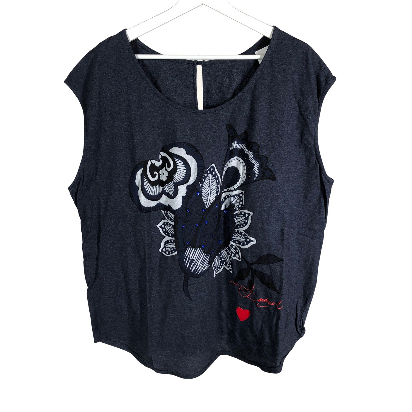 Unisex Desigual - Trikootoppi, koko 44 - (1)