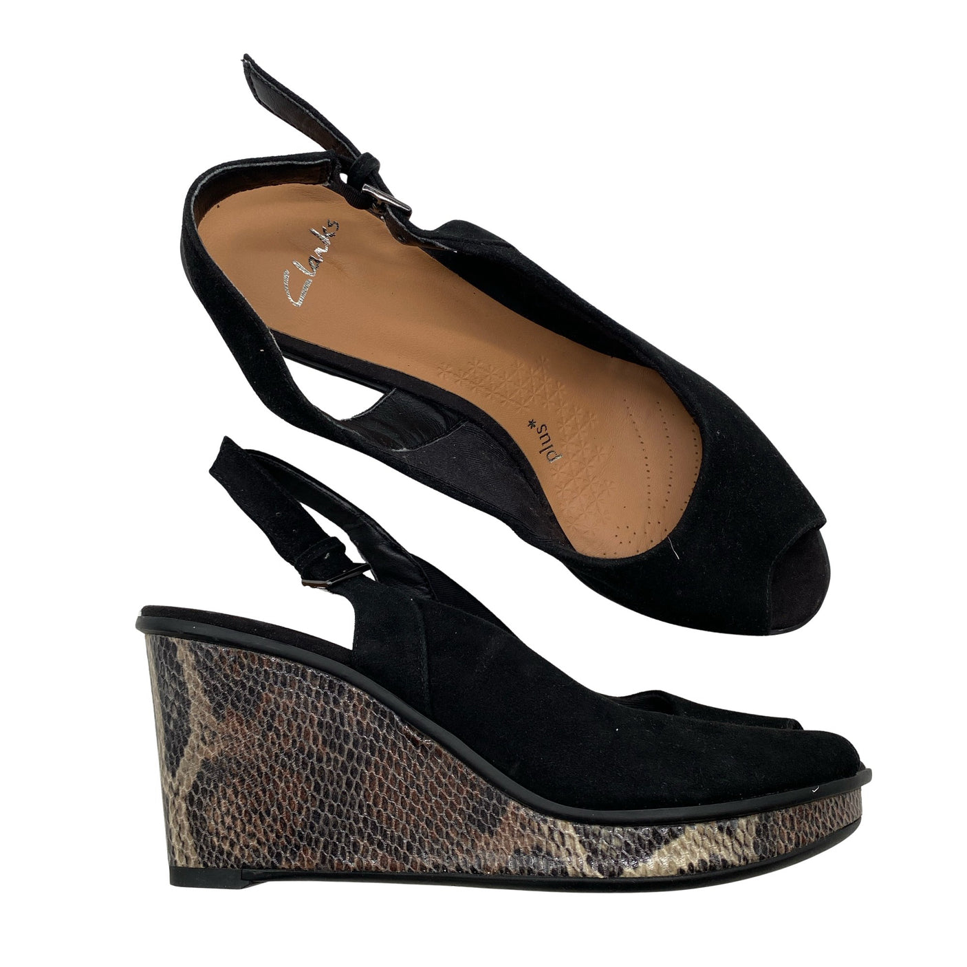Unisex Clarks - Kiilakorkosandaalit, koko 39 - (1)