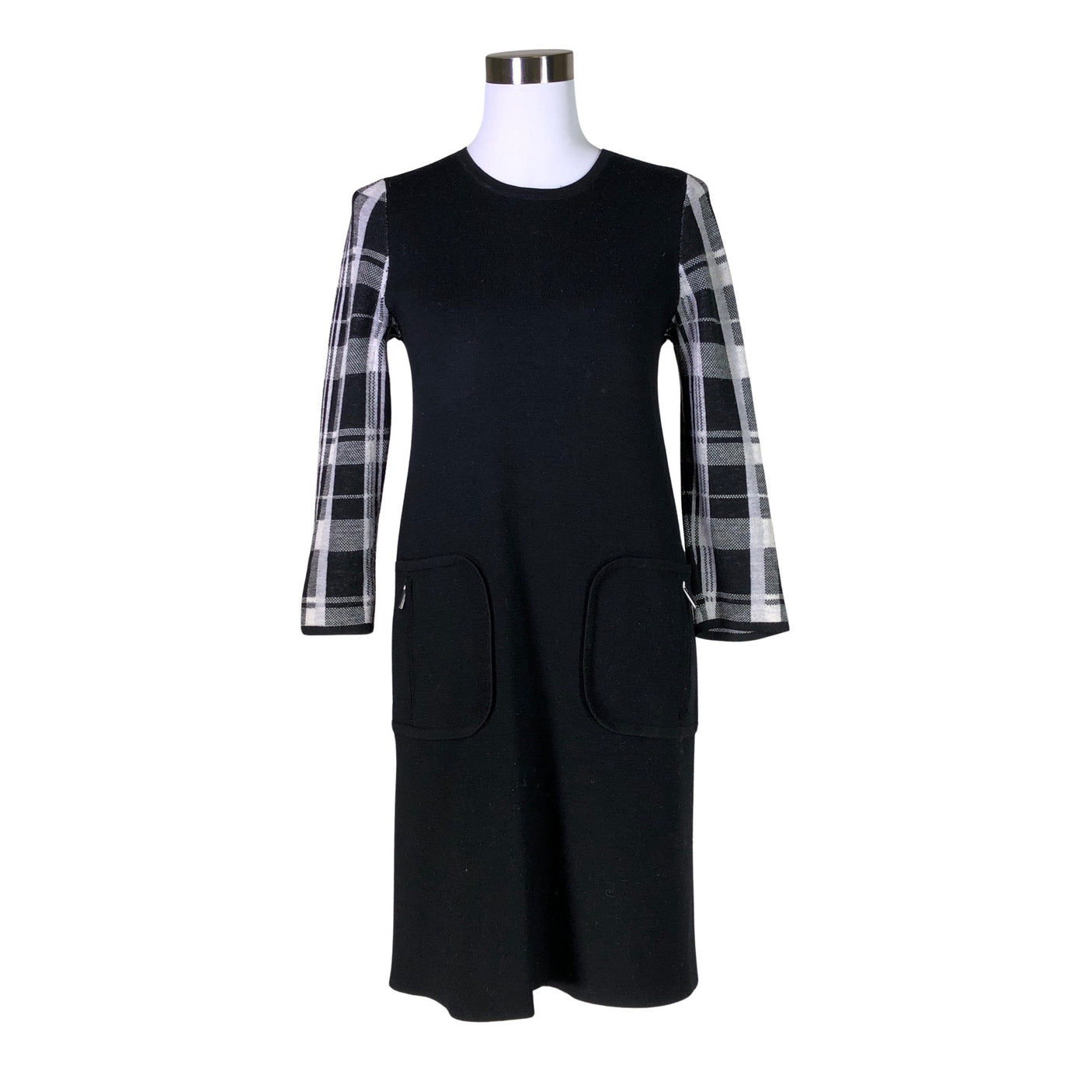 Naisten Karen Millen - Neulemekko, koko 38 - Musta (1)