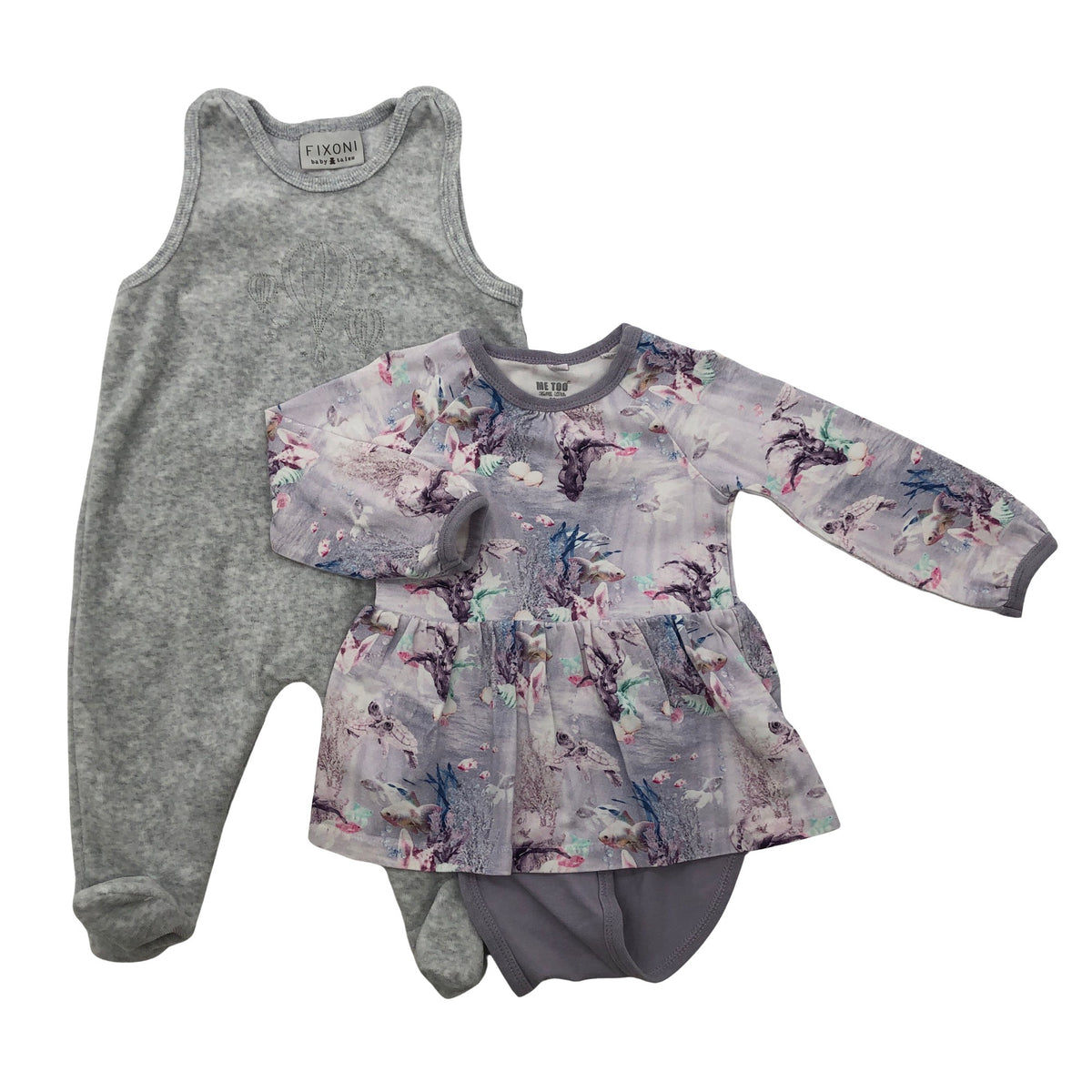 Unisex Fixoni - Potkupuku, koko 68 - 74 - Harmaa (1)
