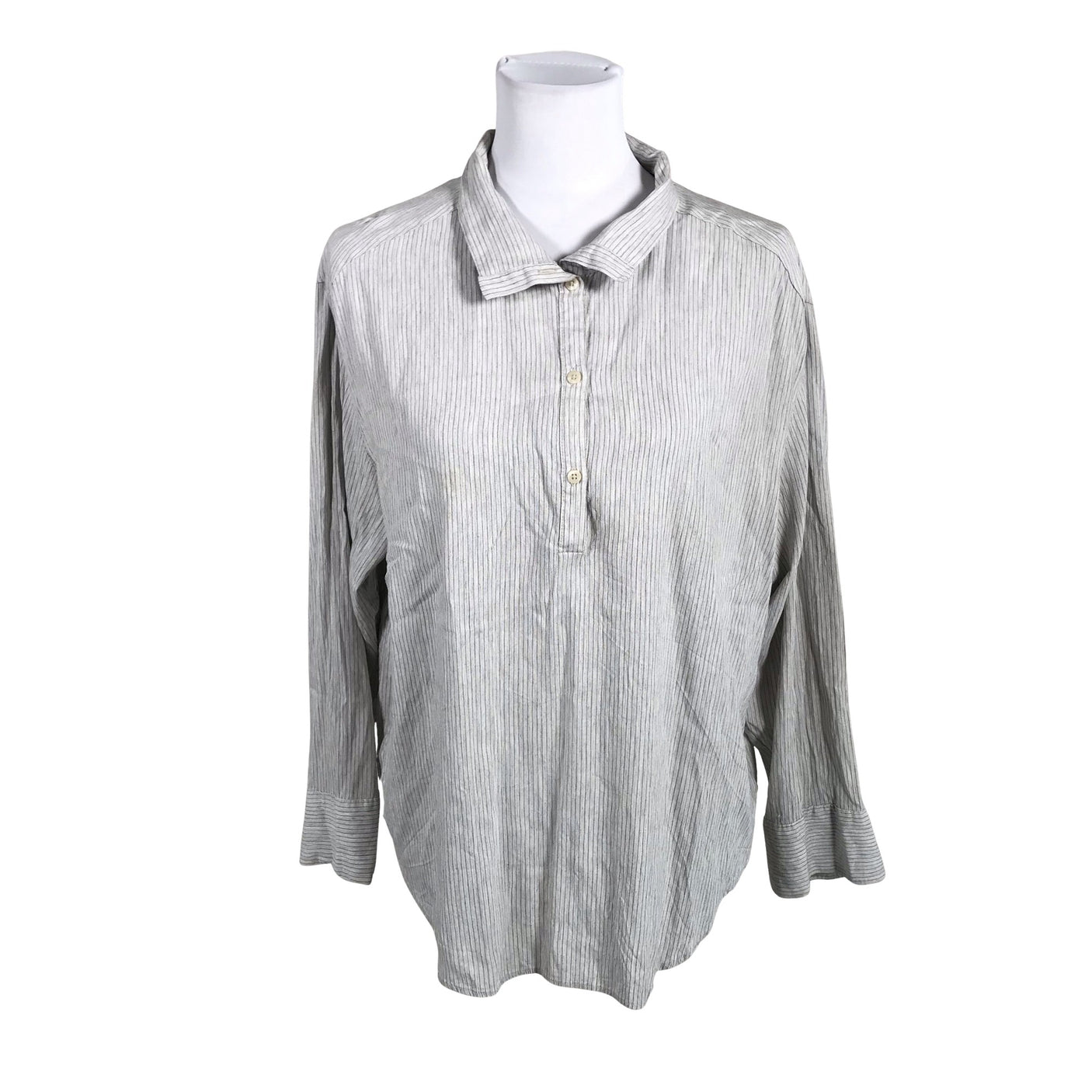 Naisten Massimo Dutti - Kauluspaita, koko 40 - Beige (1)
