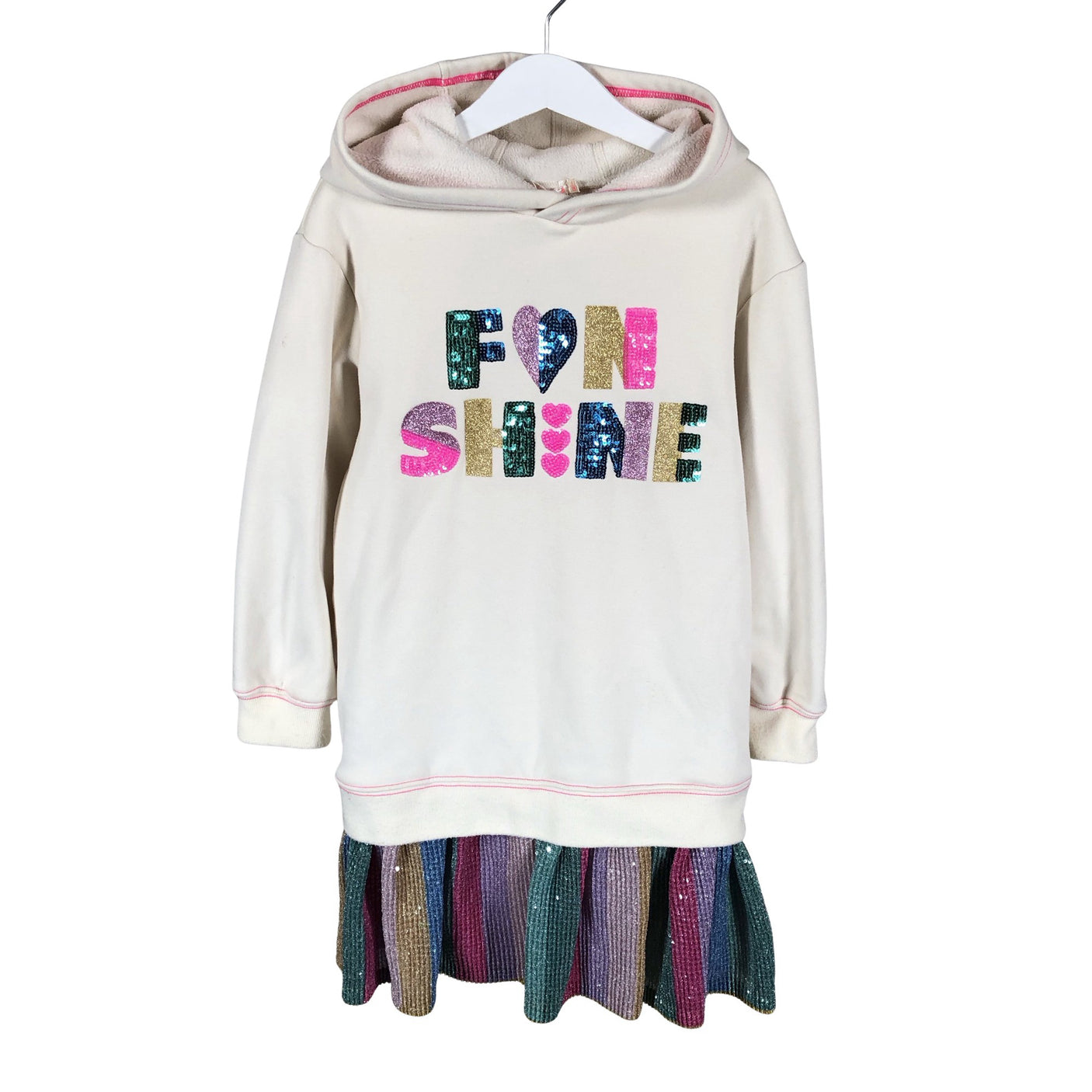 Tyttöjen Billieblush - Collegemekko, koko 122 - 128 - Luonnonvalkoinen (1)