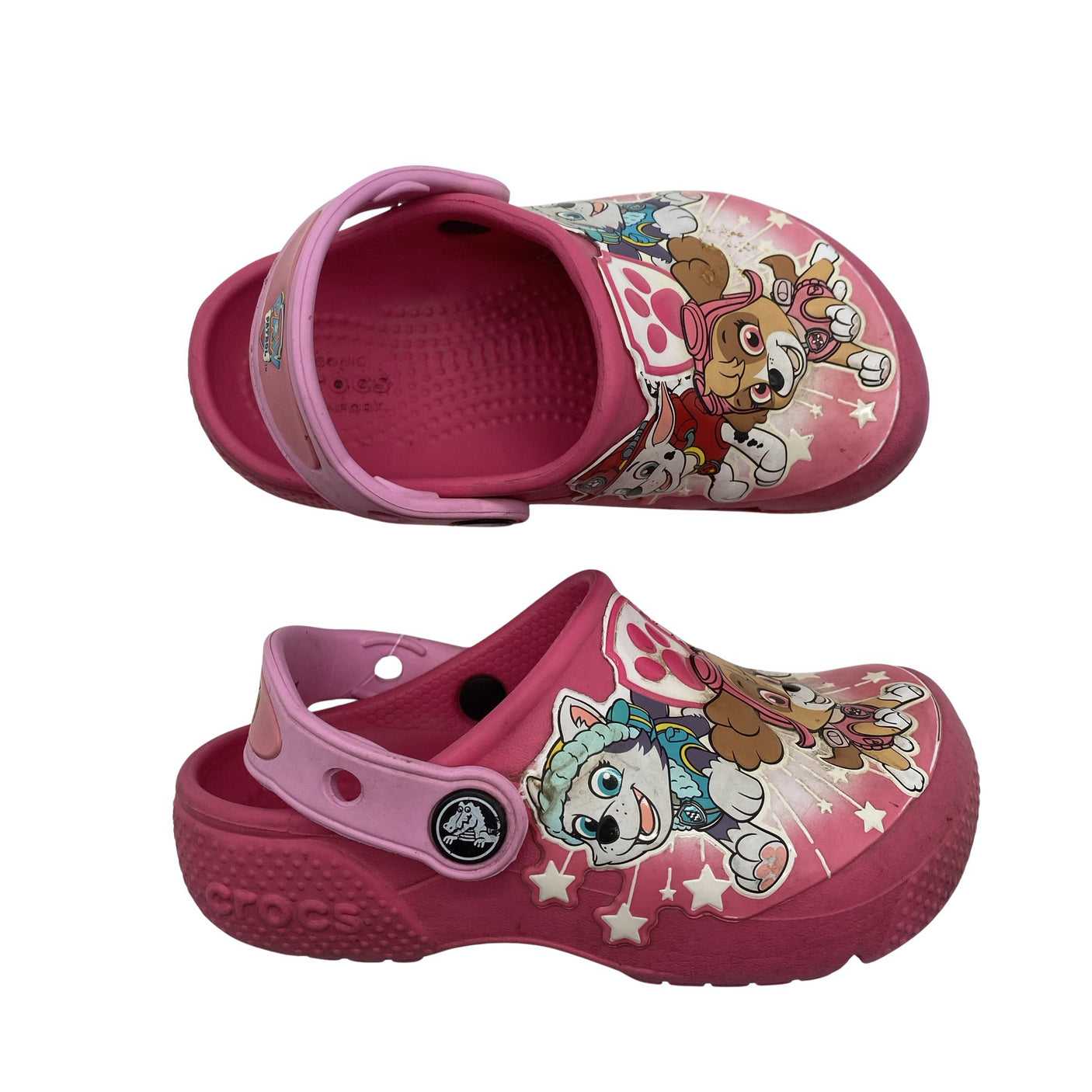 Tyttöjen Crocs - Pistokkaat, koko 25 - Pinkki (1)